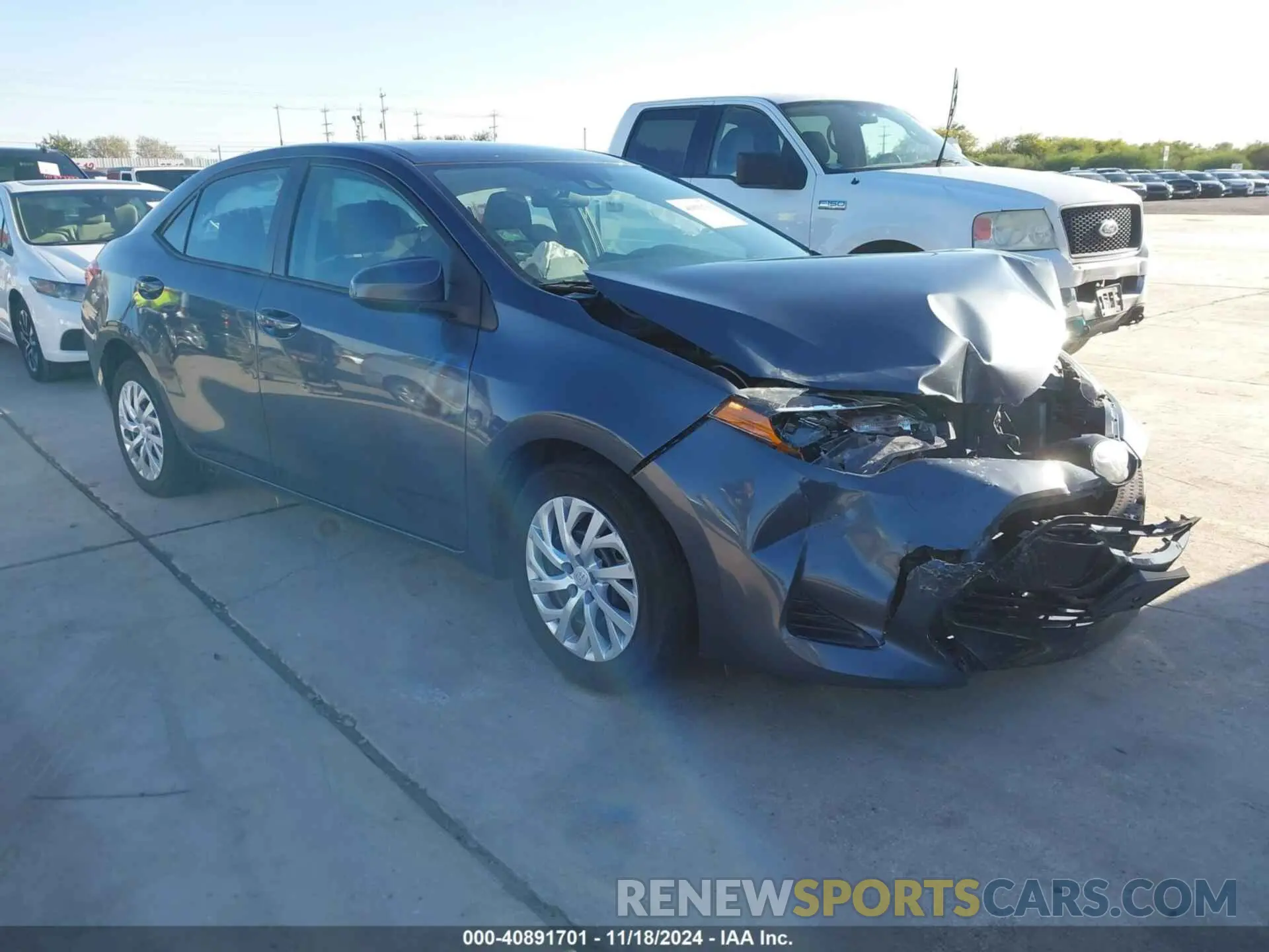 1 Photograph of a damaged car 5YFBURHE7KP899031 TOYOTA COROLLA 2019