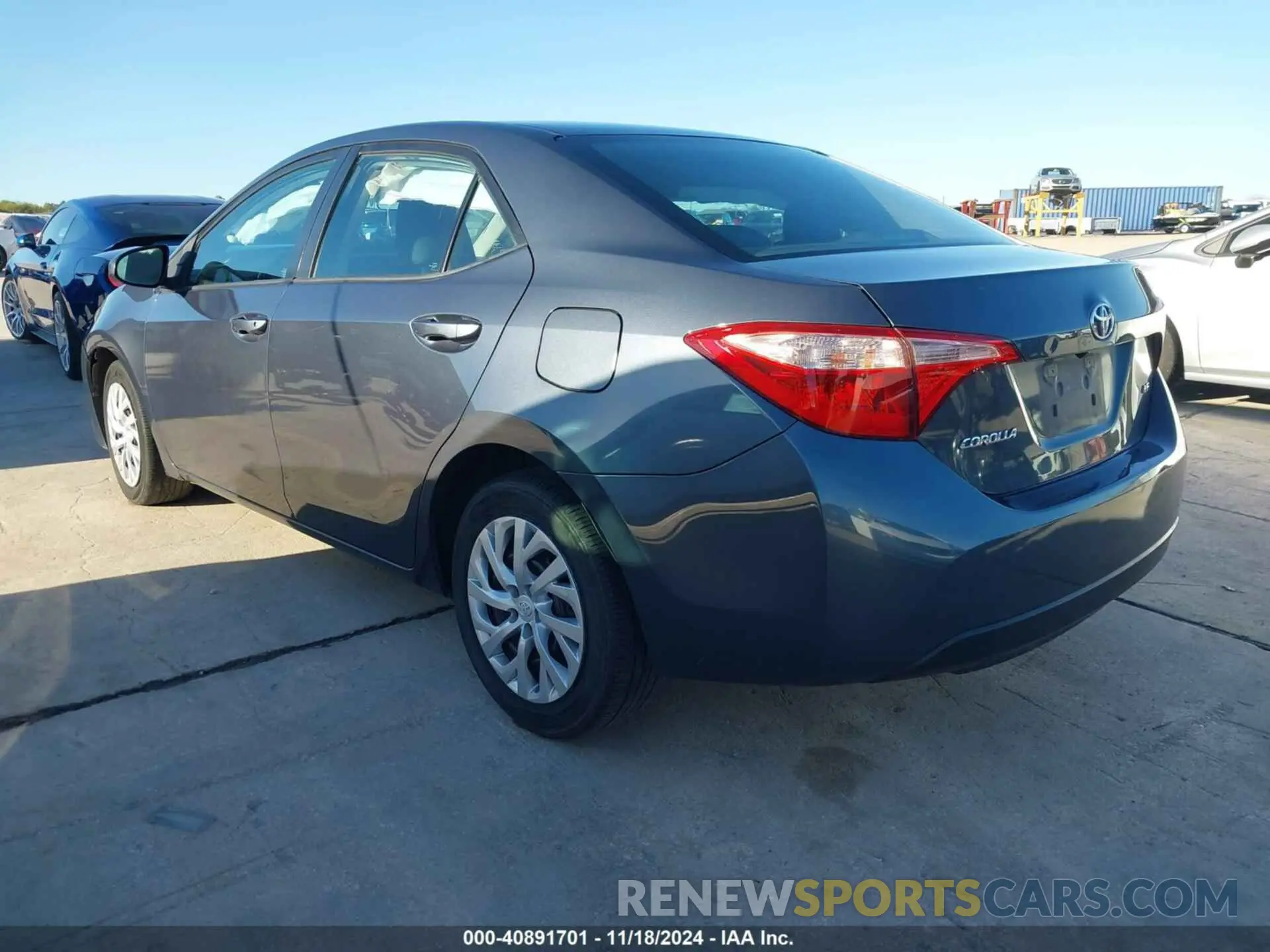 3 Photograph of a damaged car 5YFBURHE7KP899031 TOYOTA COROLLA 2019