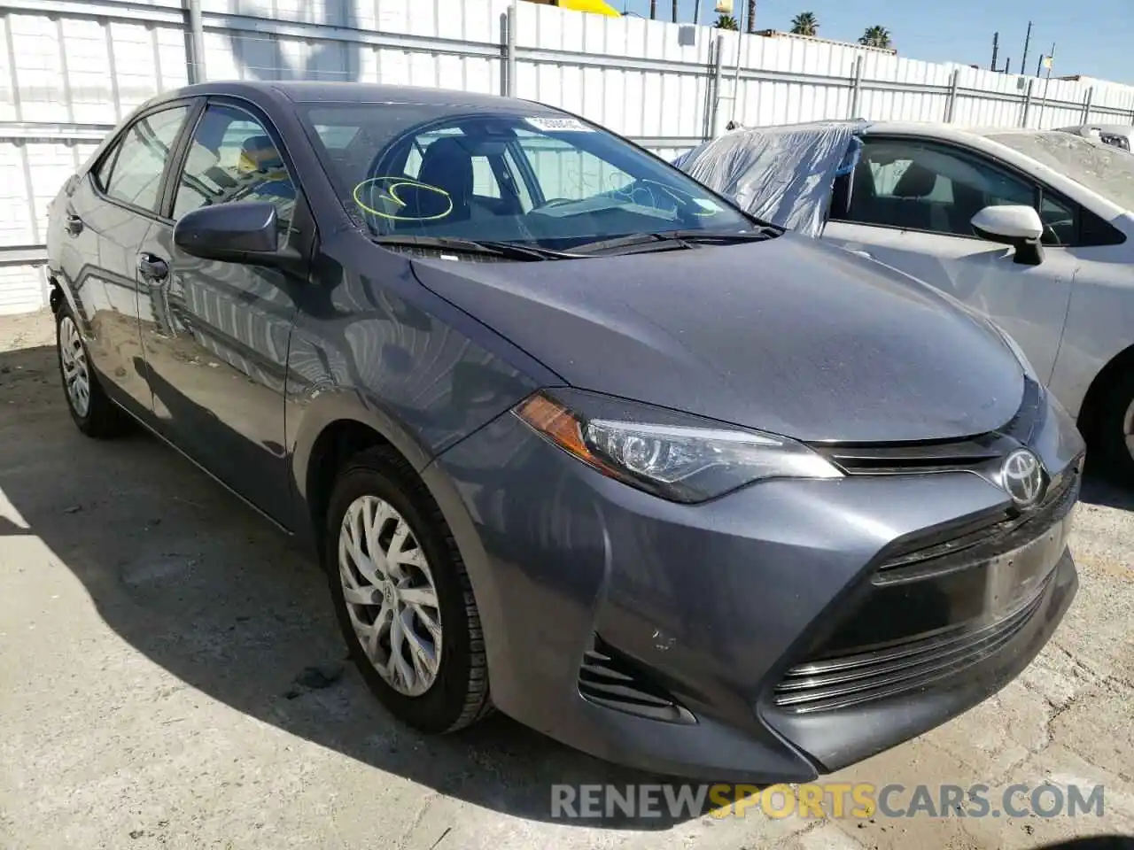 1 Photograph of a damaged car 5YFBURHE7KP899353 TOYOTA COROLLA 2019