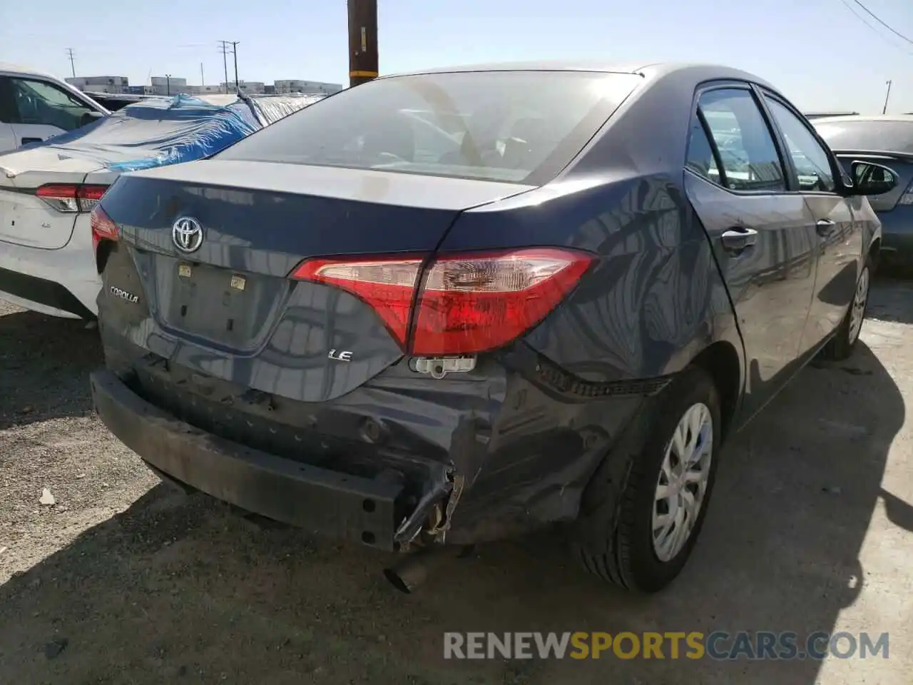 4 Photograph of a damaged car 5YFBURHE7KP899353 TOYOTA COROLLA 2019