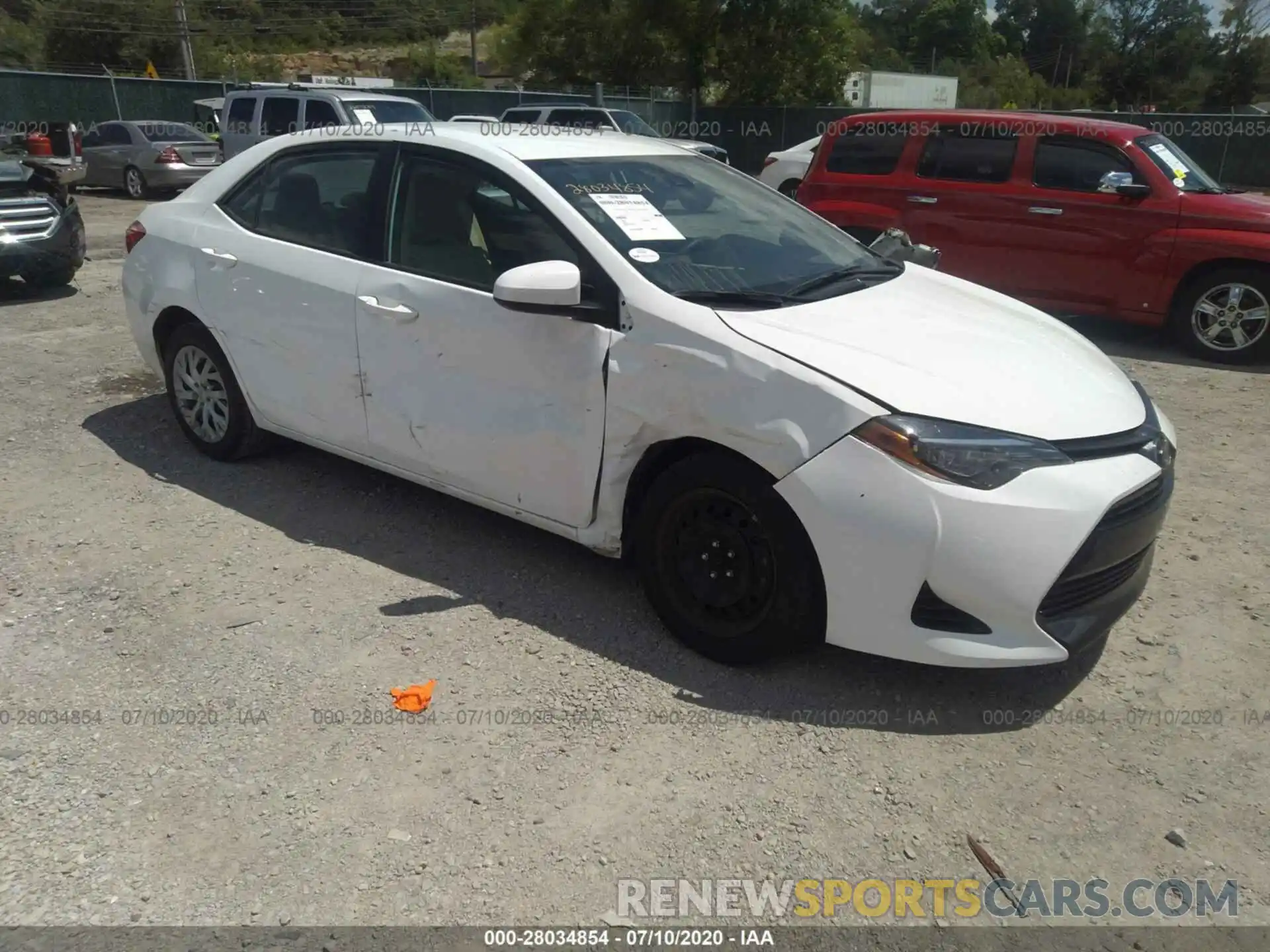 1 Photograph of a damaged car 5YFBURHE7KP900775 TOYOTA COROLLA 2019