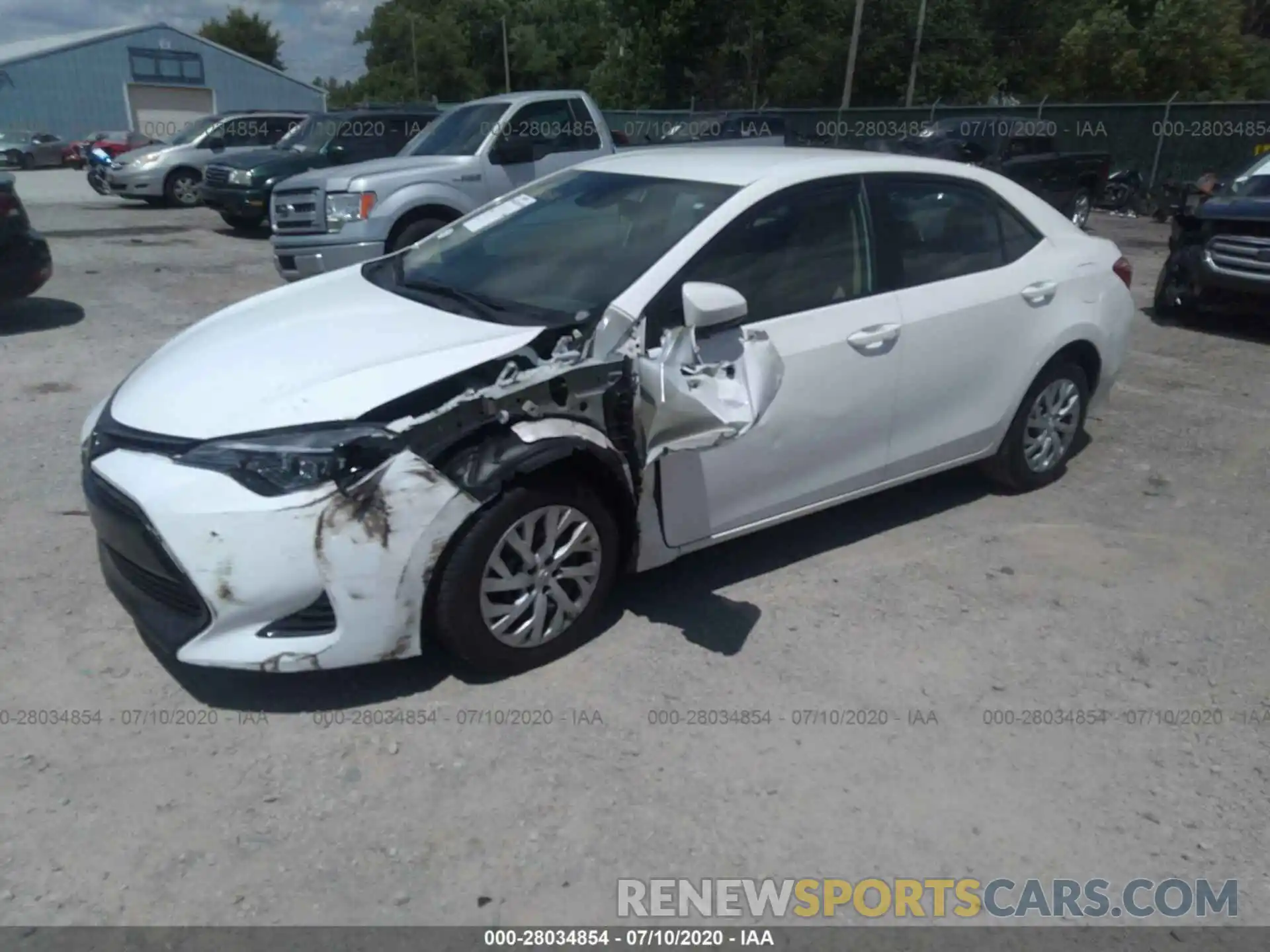 2 Photograph of a damaged car 5YFBURHE7KP900775 TOYOTA COROLLA 2019