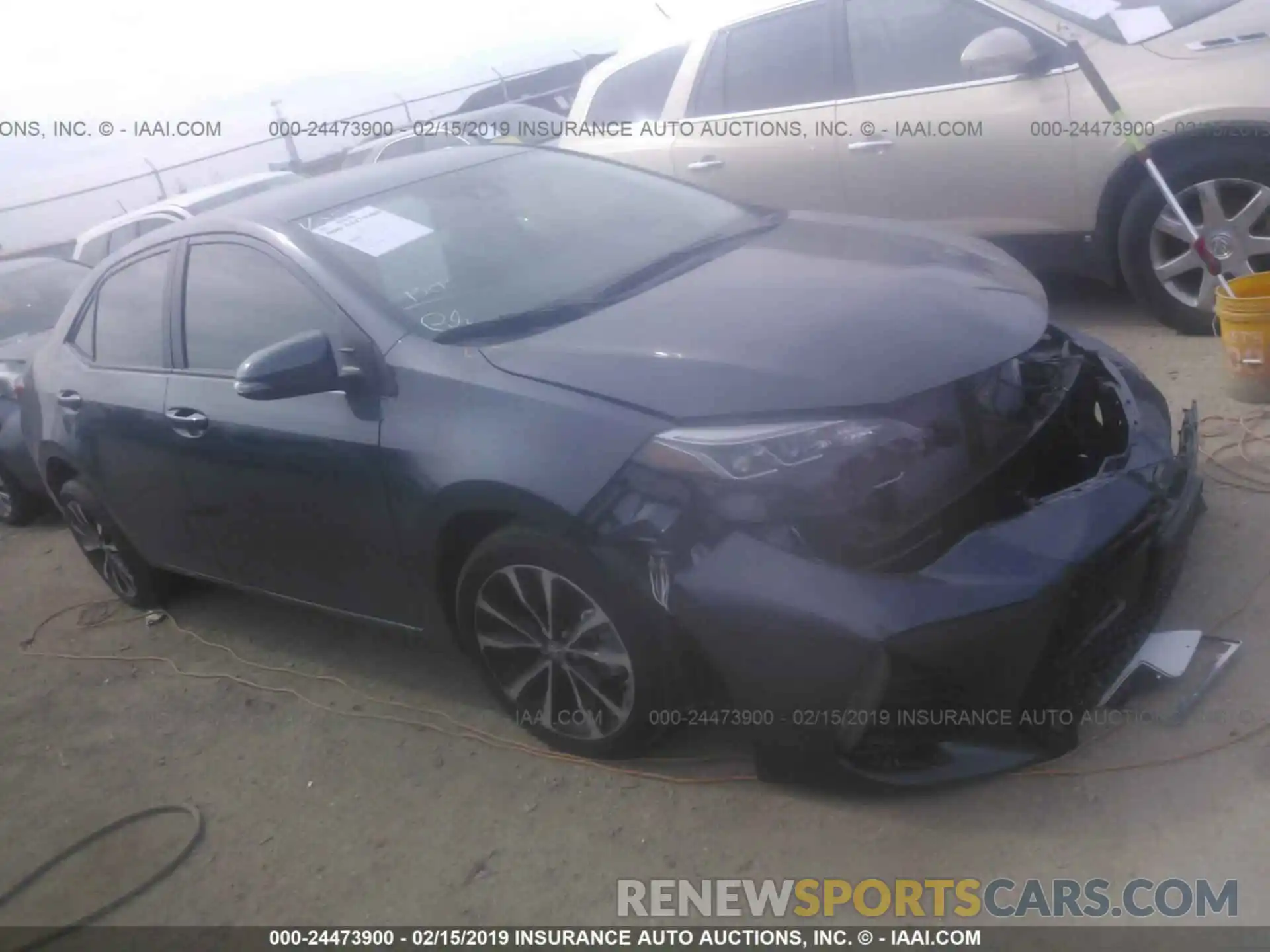 1 Photograph of a damaged car 5YFBURHE7KP901909 TOYOTA COROLLA 2019