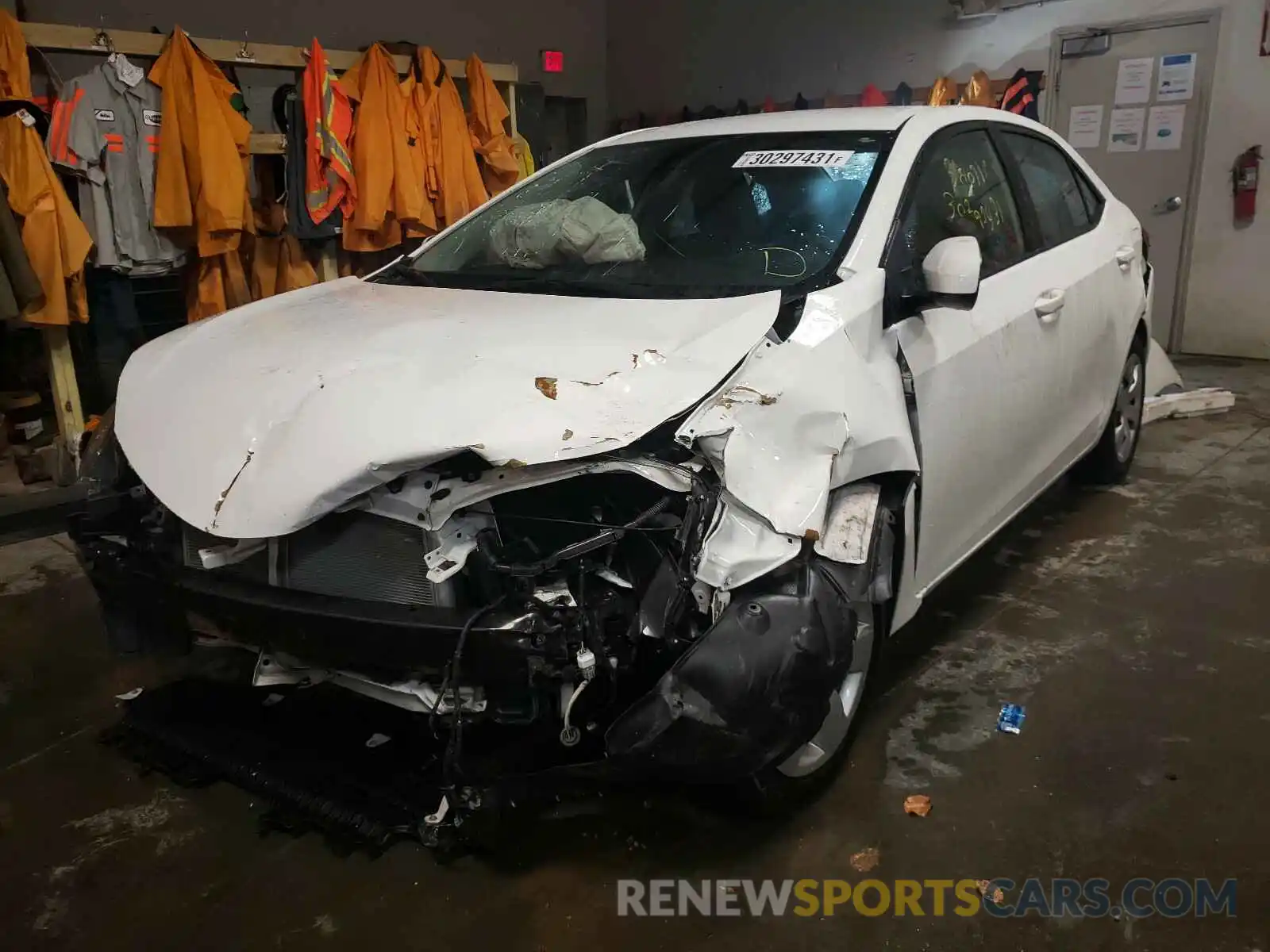 2 Photograph of a damaged car 5YFBURHE7KP903837 TOYOTA COROLLA 2019