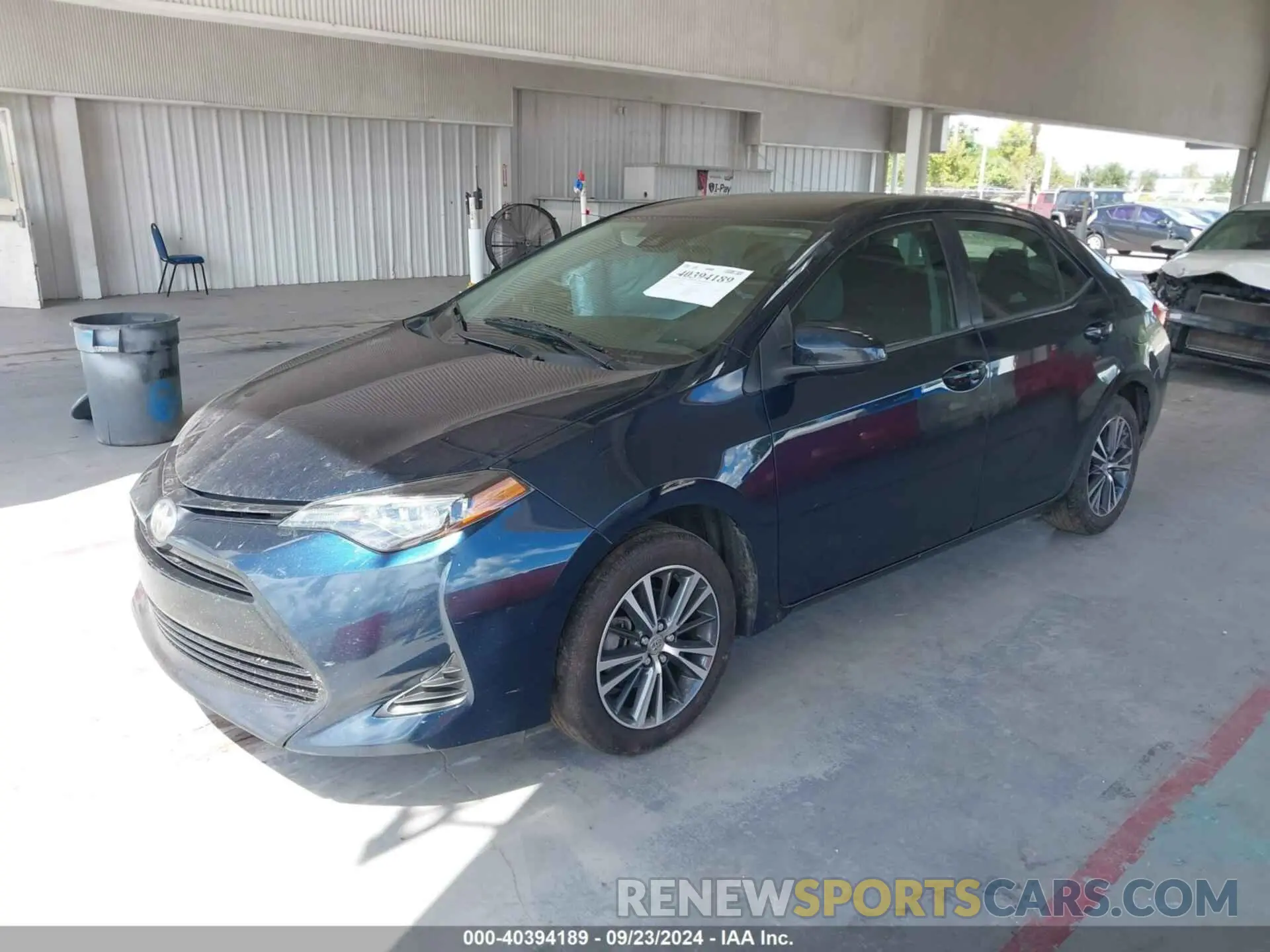 2 Photograph of a damaged car 5YFBURHE7KP904387 TOYOTA COROLLA 2019