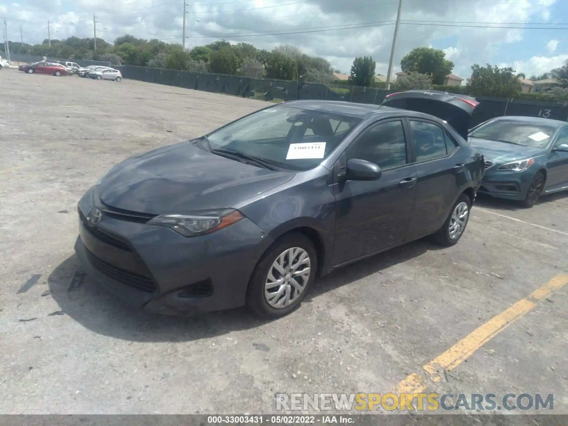 2 Photograph of a damaged car 5YFBURHE7KP904518 TOYOTA COROLLA 2019