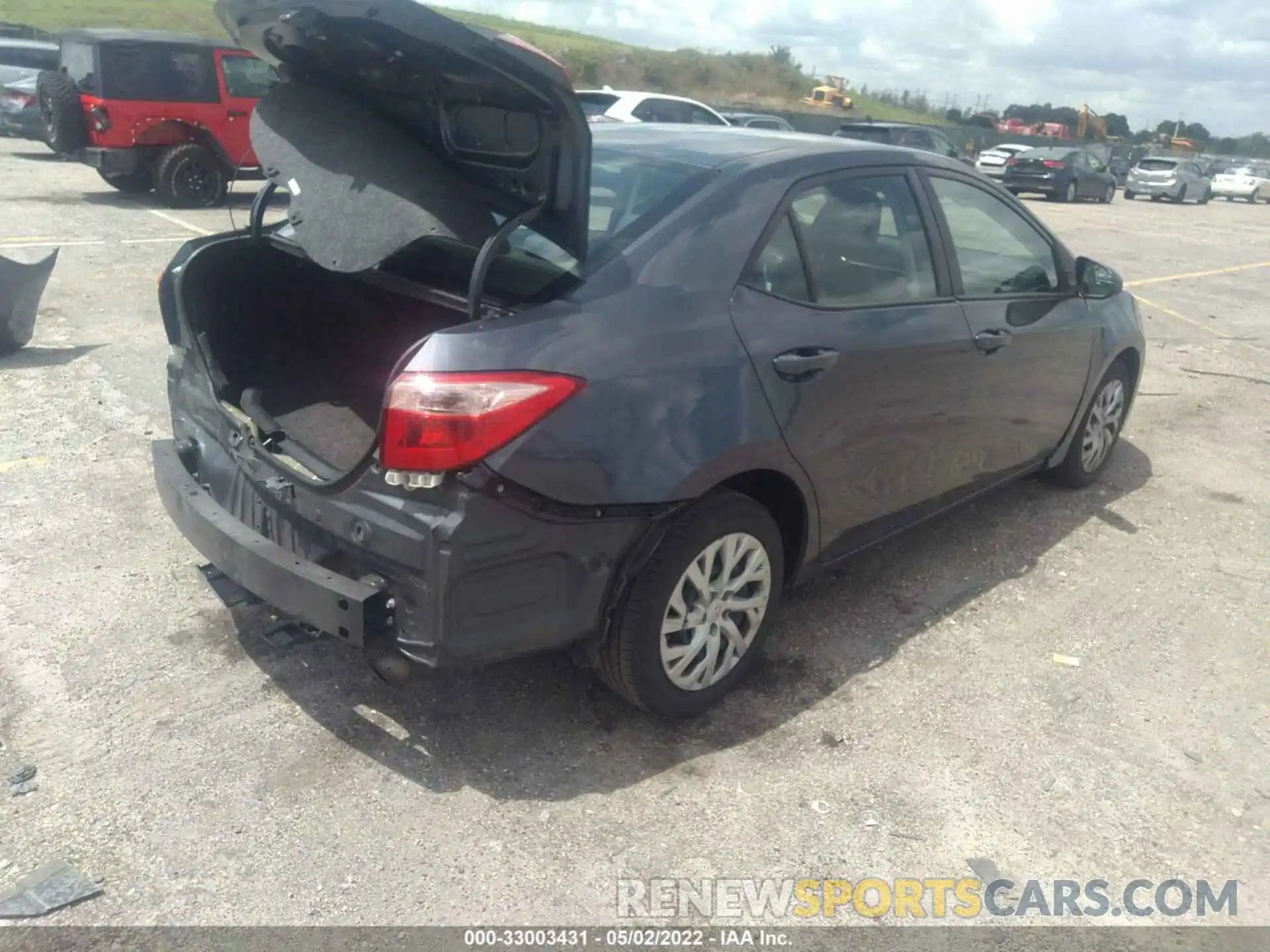 4 Photograph of a damaged car 5YFBURHE7KP904518 TOYOTA COROLLA 2019