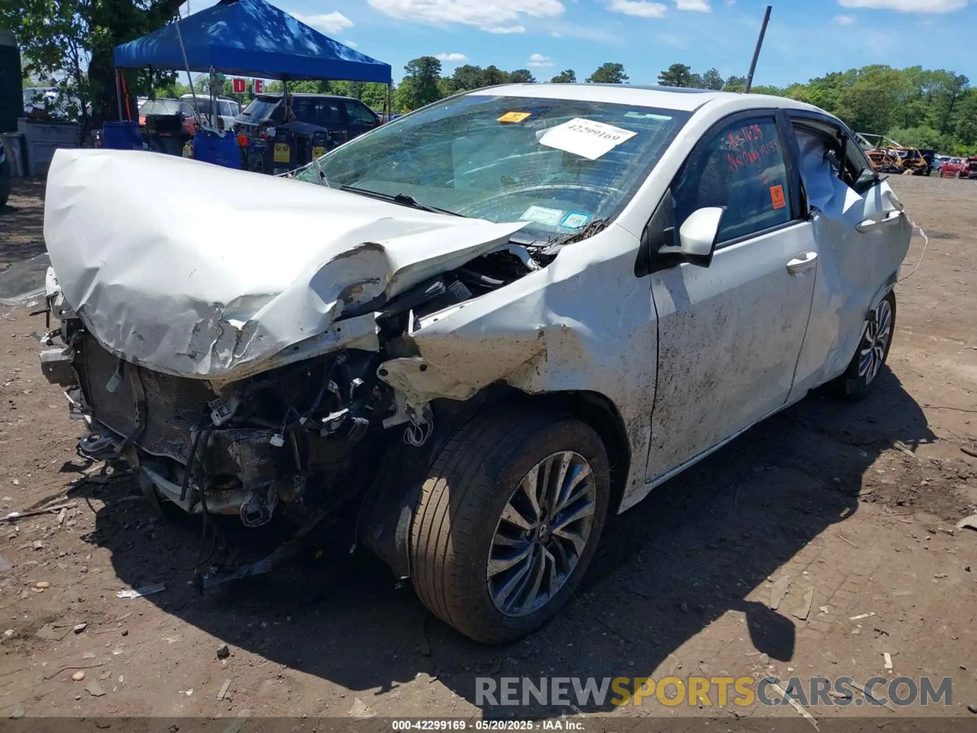 2 Photograph of a damaged car 5YFBURHE7KP904888 TOYOTA COROLLA 2019