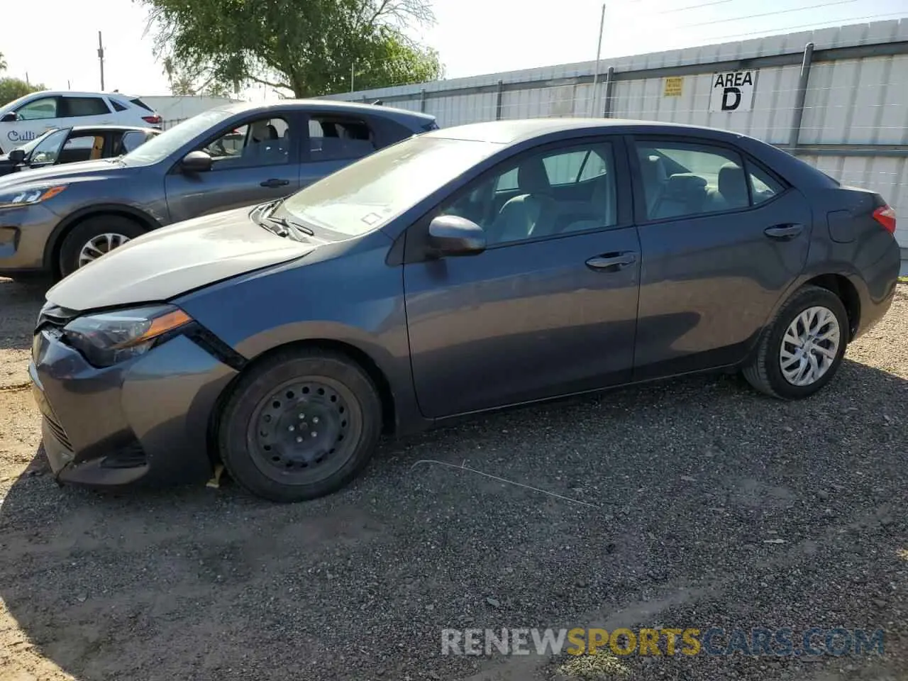 1 Photograph of a damaged car 5YFBURHE7KP907337 TOYOTA COROLLA 2019