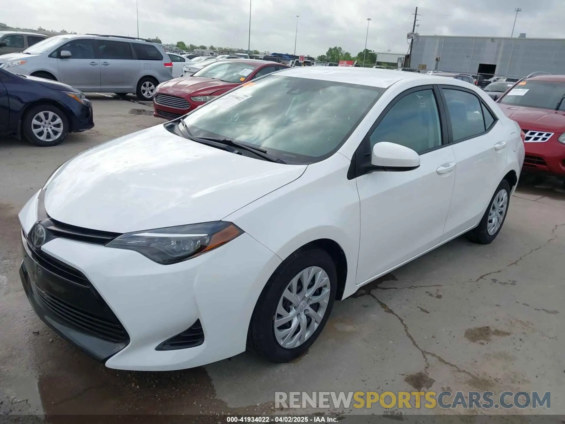 2 Photograph of a damaged car 5YFBURHE7KP908410 TOYOTA COROLLA 2019