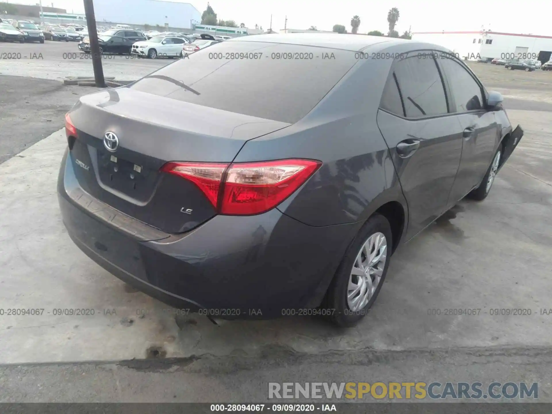 4 Photograph of a damaged car 5YFBURHE7KP910206 TOYOTA COROLLA 2019