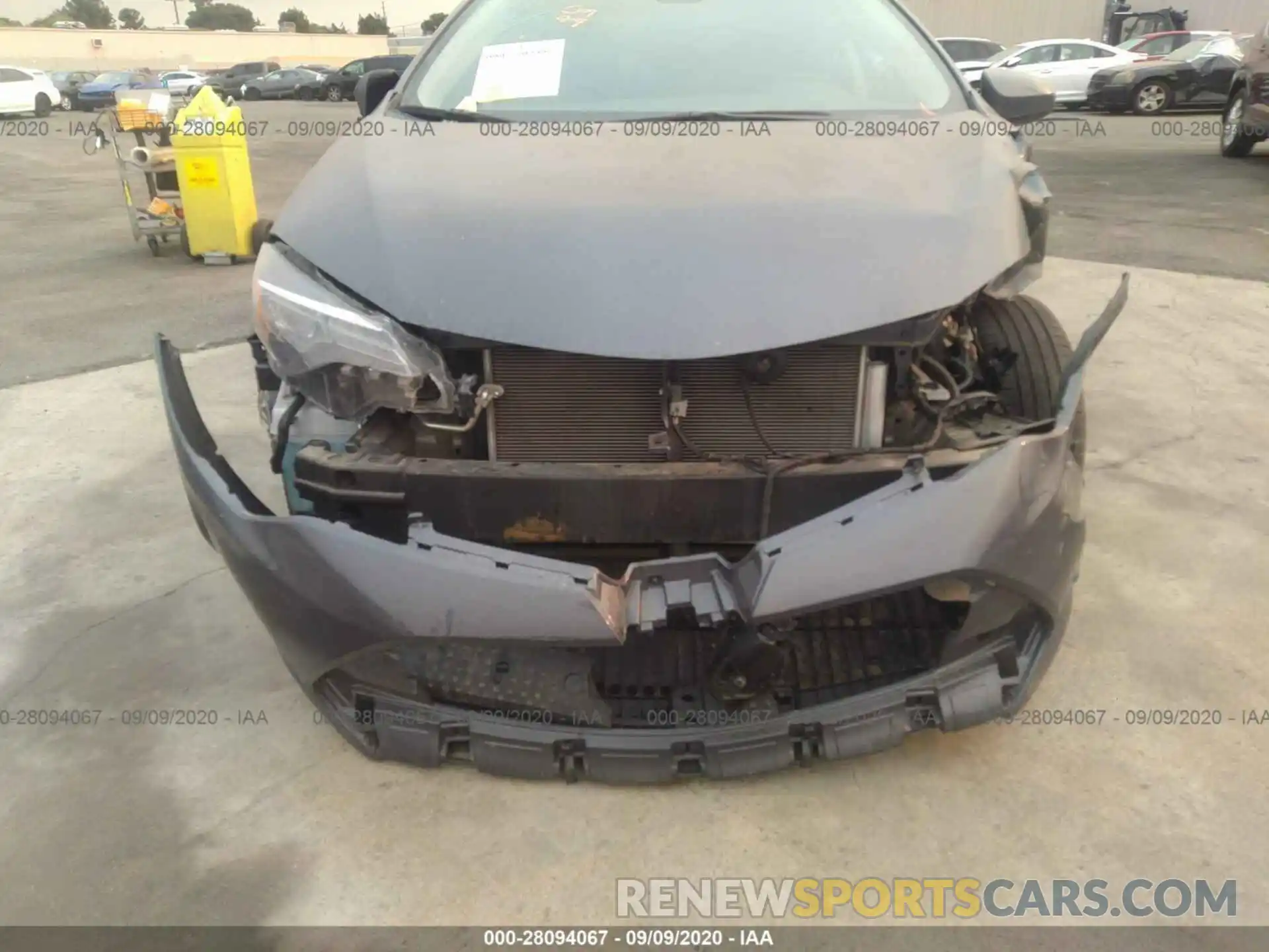 6 Photograph of a damaged car 5YFBURHE7KP910206 TOYOTA COROLLA 2019