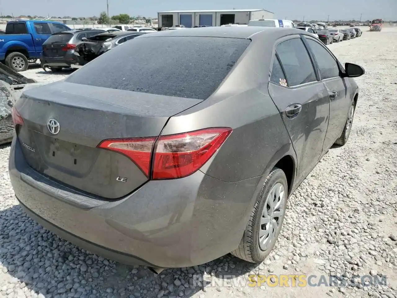 4 Photograph of a damaged car 5YFBURHE7KP912473 TOYOTA COROLLA 2019