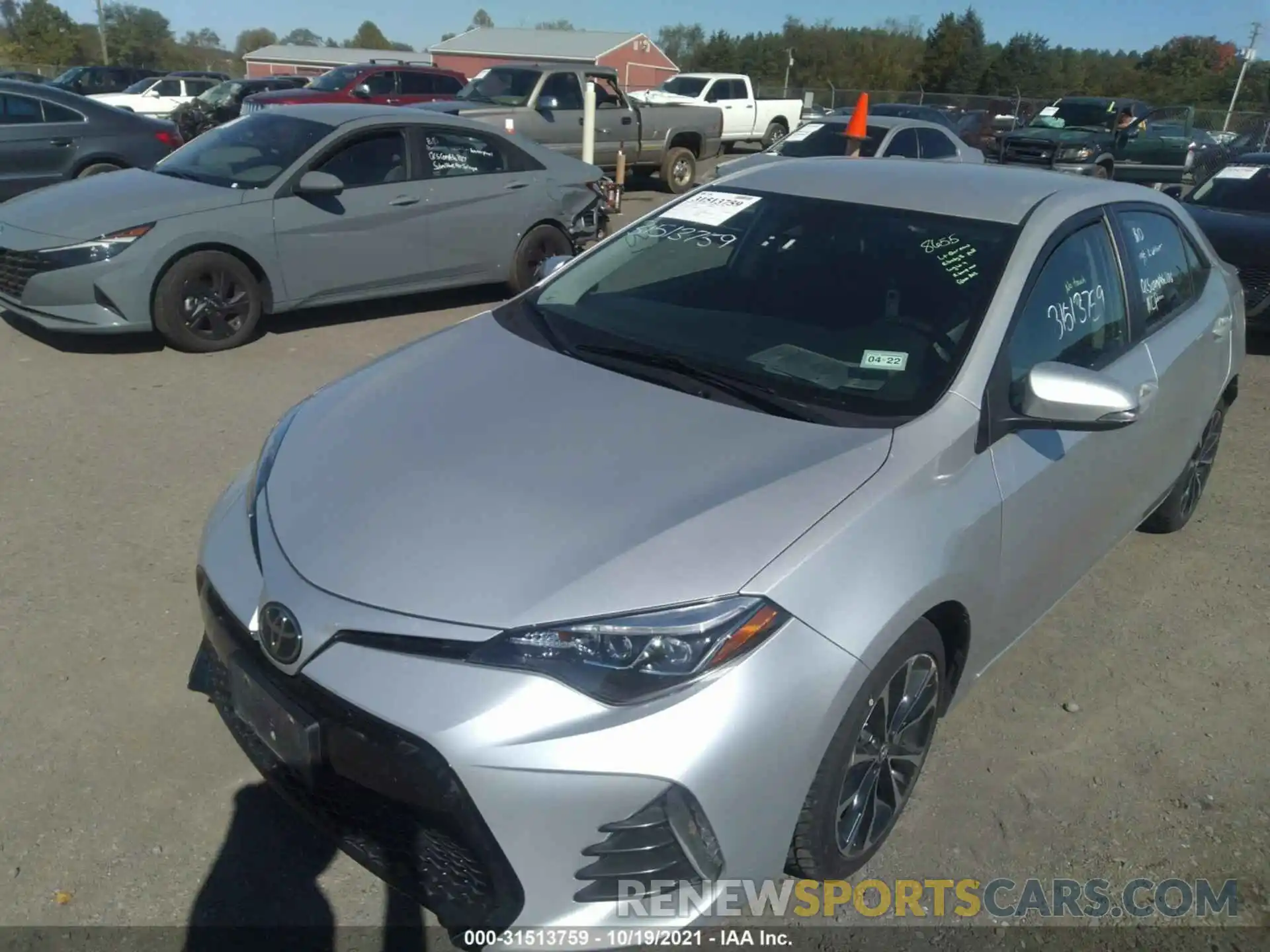 6 Photograph of a damaged car 5YFBURHE7KP912747 TOYOTA COROLLA 2019