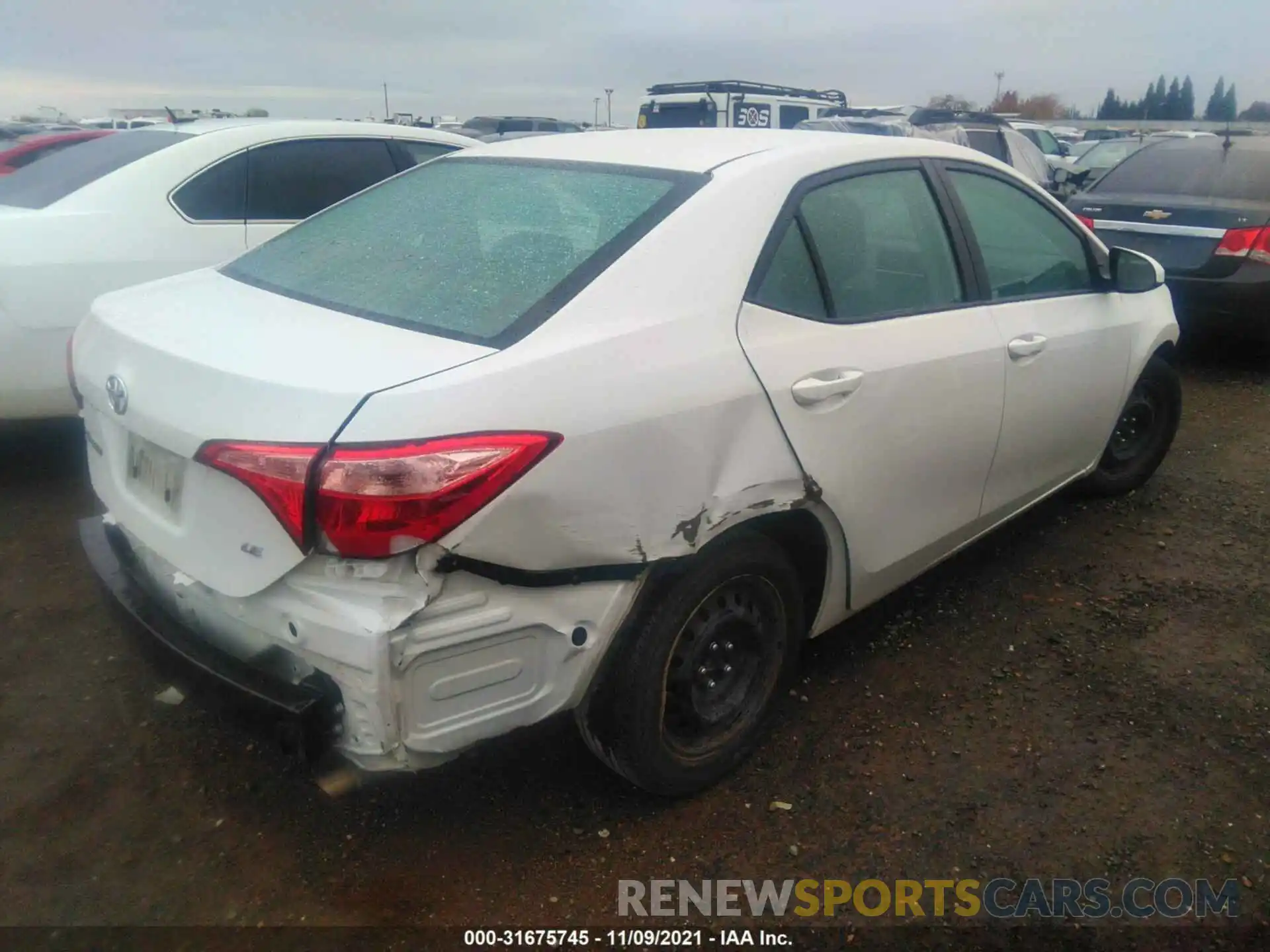 4 Photograph of a damaged car 5YFBURHE7KP916586 TOYOTA COROLLA 2019