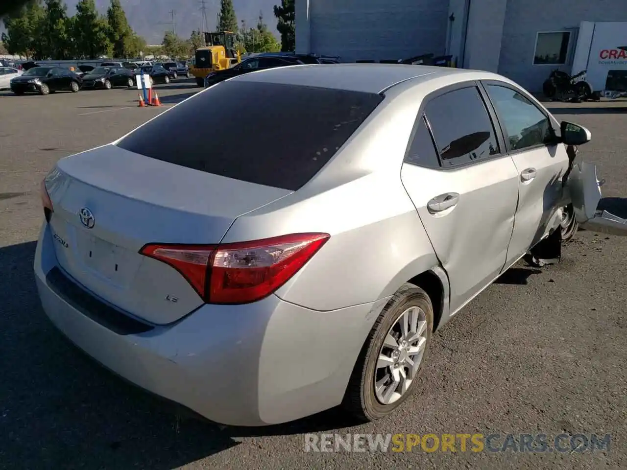 4 Photograph of a damaged car 5YFBURHE7KP917690 TOYOTA COROLLA 2019