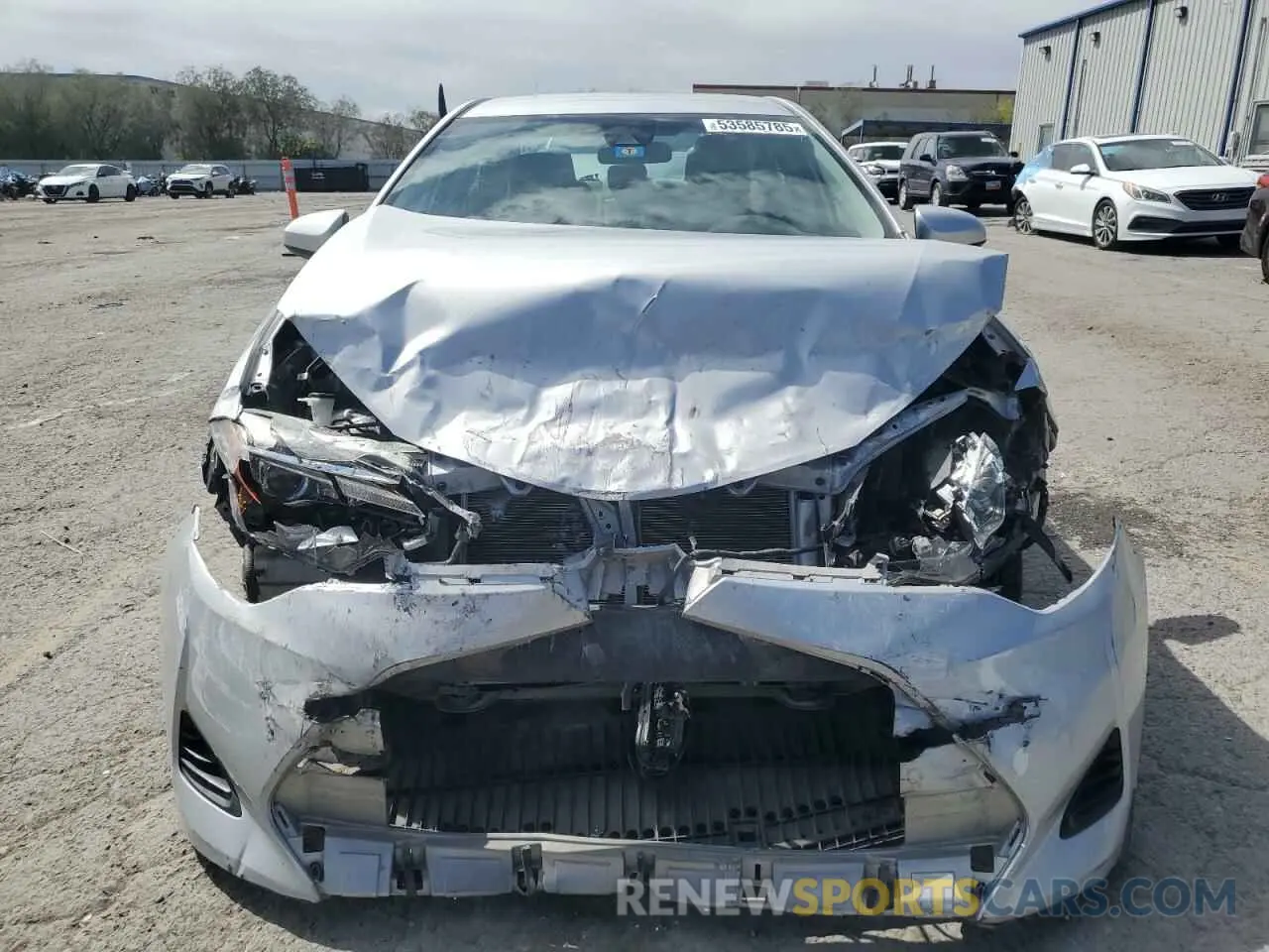 5 Photograph of a damaged car 5YFBURHE7KP919374 TOYOTA COROLLA 2019