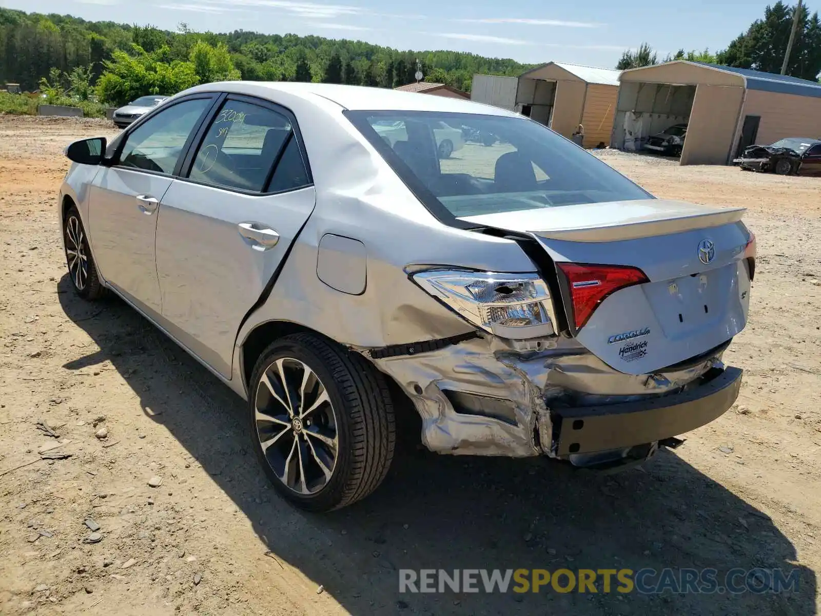 3 Photograph of a damaged car 5YFBURHE7KP921478 TOYOTA COROLLA 2019