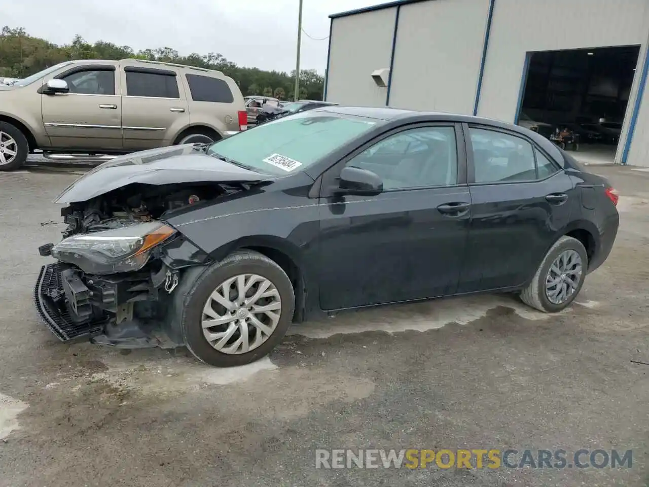 1 Photograph of a damaged car 5YFBURHE7KP929273 TOYOTA COROLLA 2019