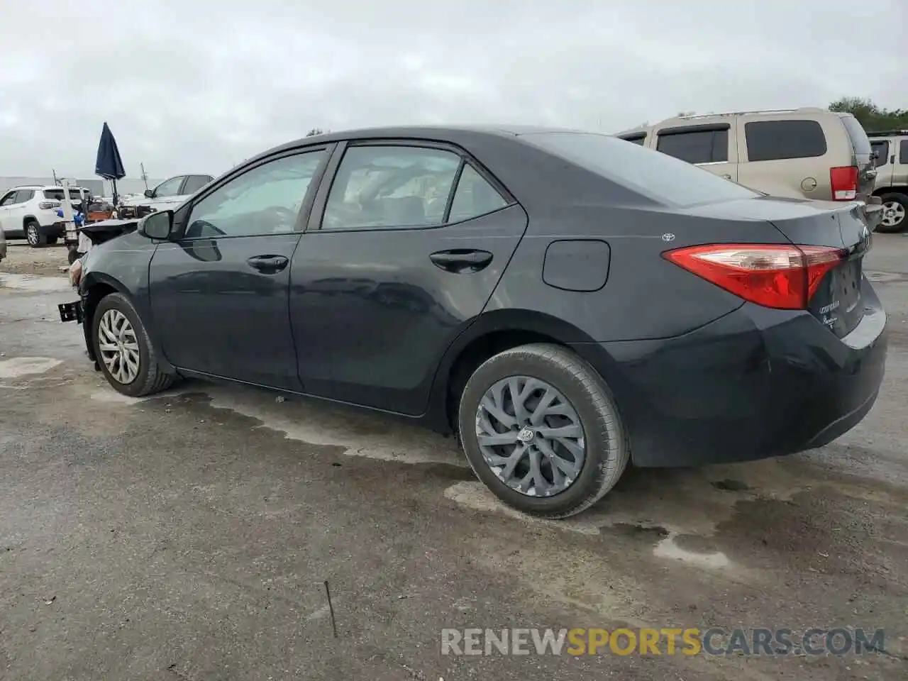 2 Photograph of a damaged car 5YFBURHE7KP929273 TOYOTA COROLLA 2019