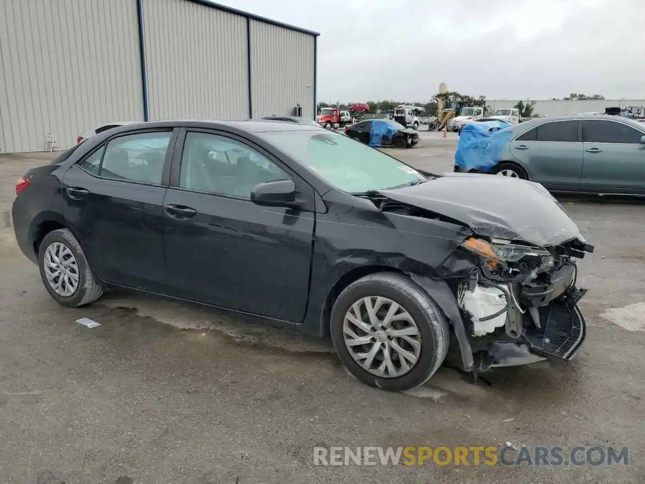 4 Photograph of a damaged car 5YFBURHE7KP929273 TOYOTA COROLLA 2019