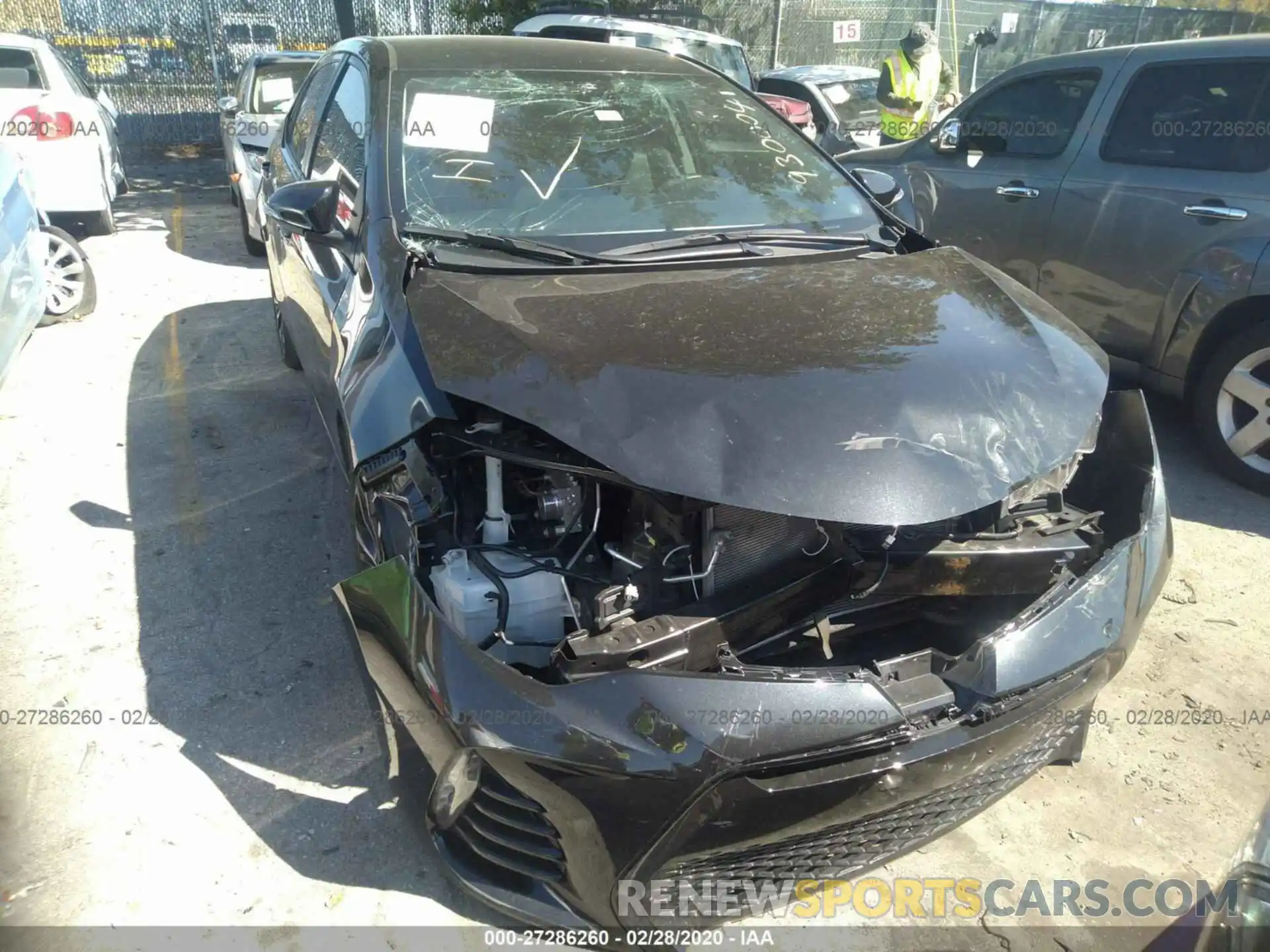 6 Photograph of a damaged car 5YFBURHE7KP930004 TOYOTA COROLLA 2019