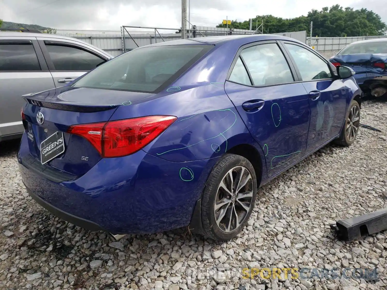 4 Photograph of a damaged car 5YFBURHE7KP930200 TOYOTA COROLLA 2019