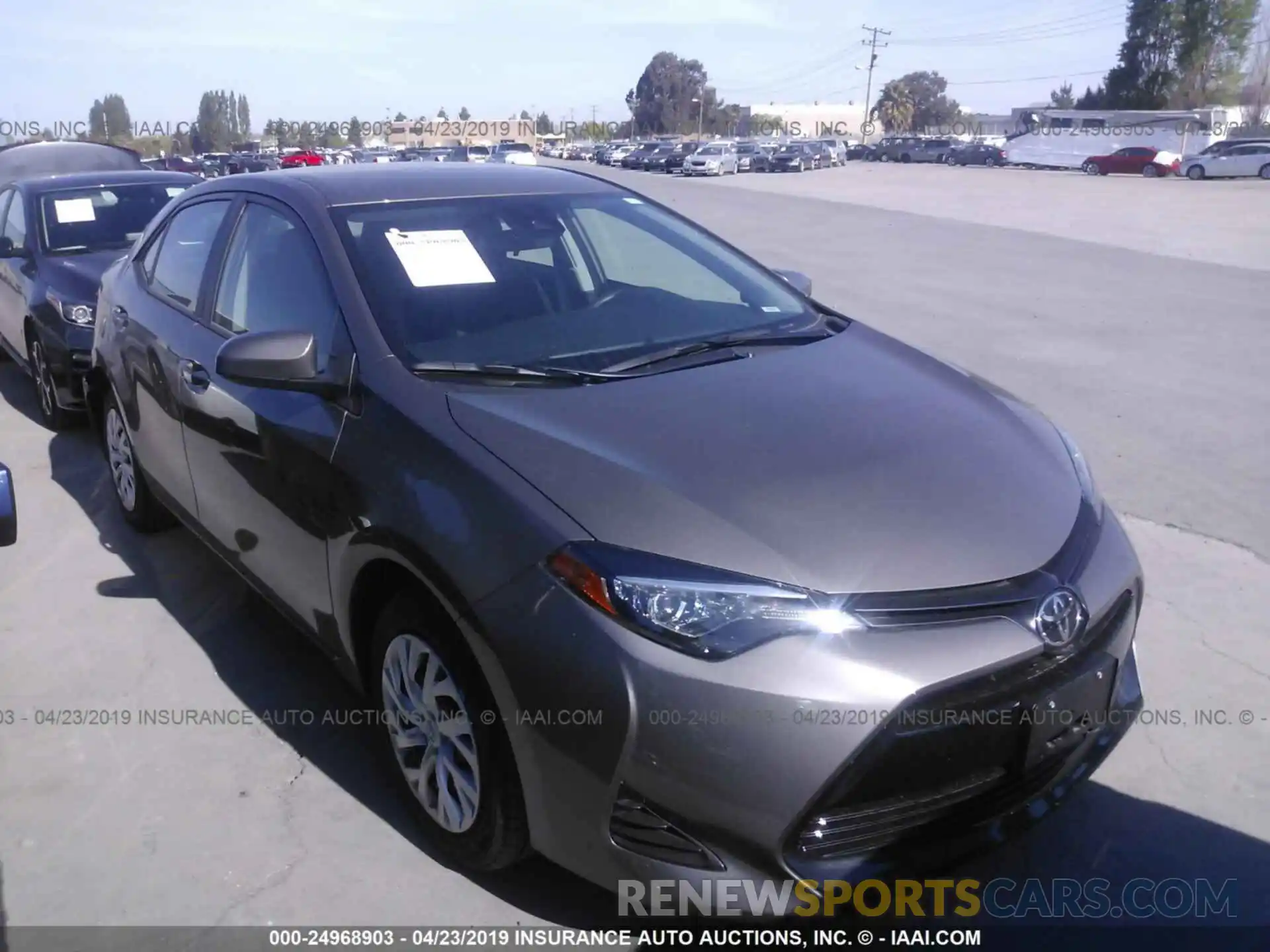 1 Photograph of a damaged car 5YFBURHE7KP932691 TOYOTA COROLLA 2019