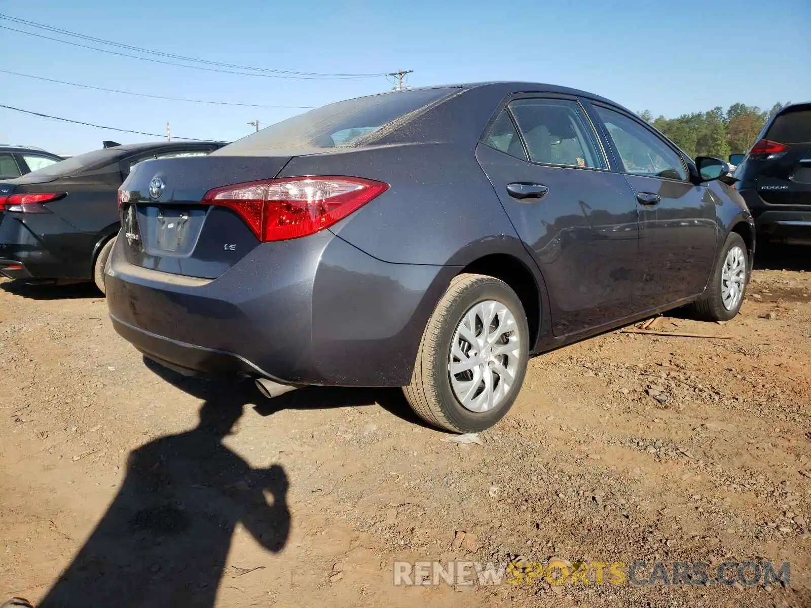 4 Photograph of a damaged car 5YFBURHE7KP935283 TOYOTA COROLLA 2019