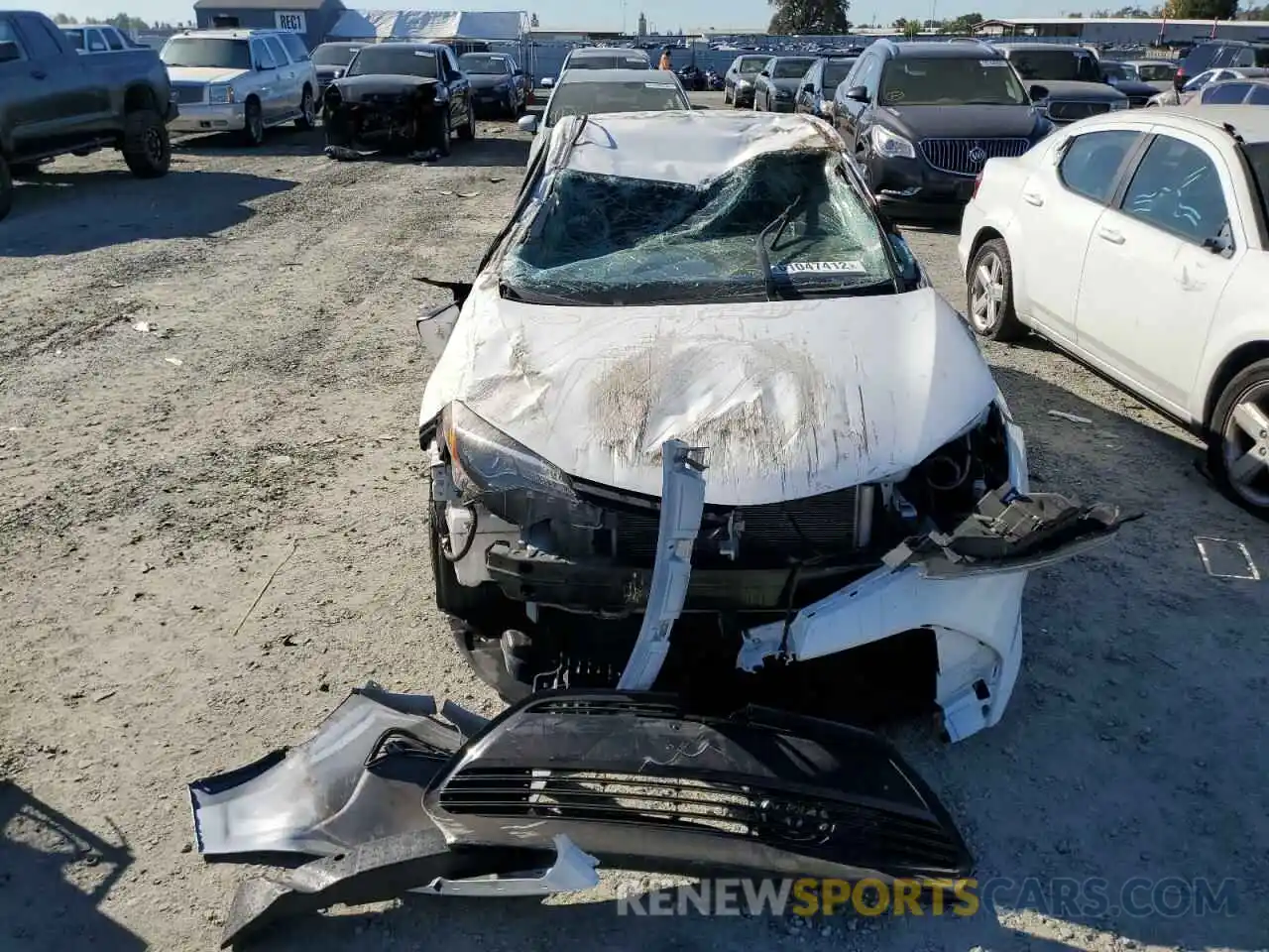 9 Photograph of a damaged car 5YFBURHE7KP935672 TOYOTA COROLLA 2019