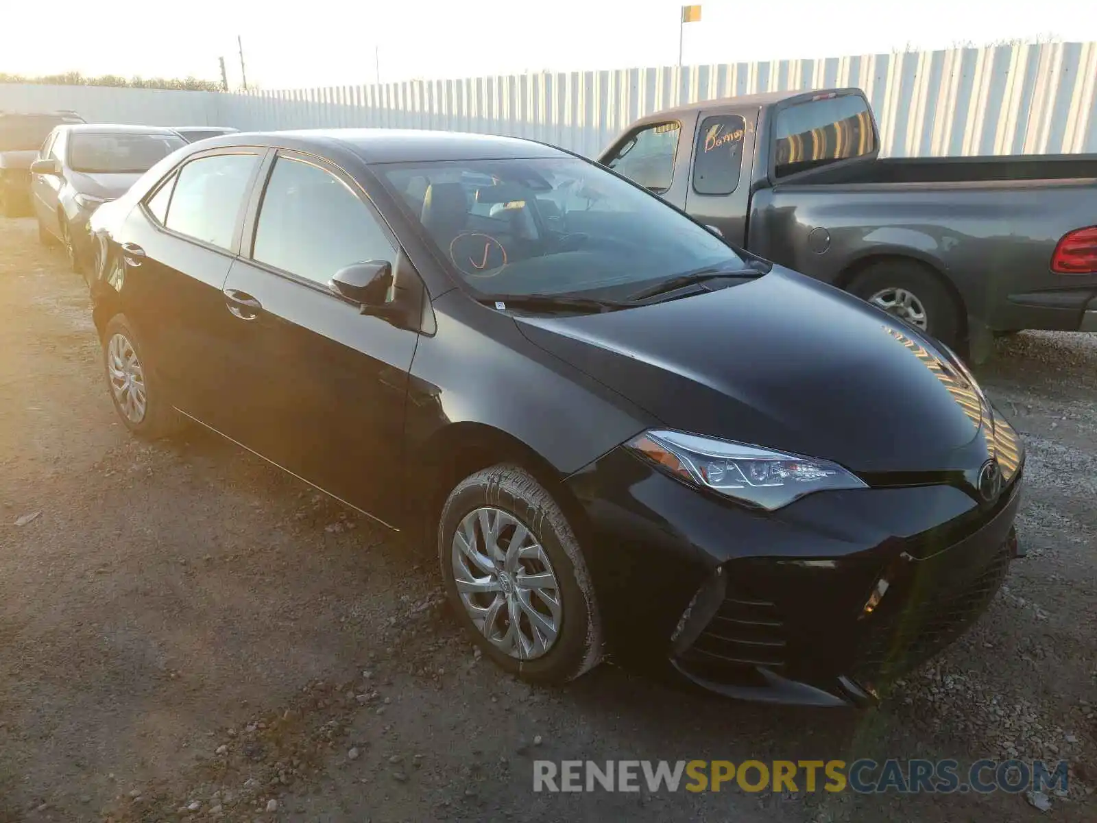 1 Photograph of a damaged car 5YFBURHE7KP938930 TOYOTA COROLLA 2019