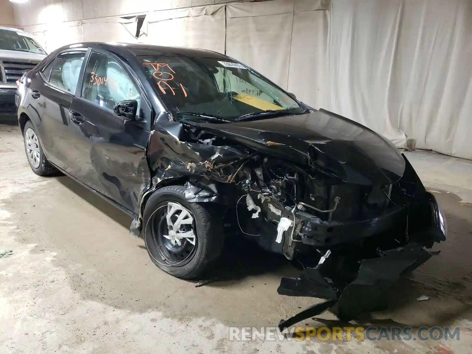 1 Photograph of a damaged car 5YFBURHE7KP939379 TOYOTA COROLLA 2019