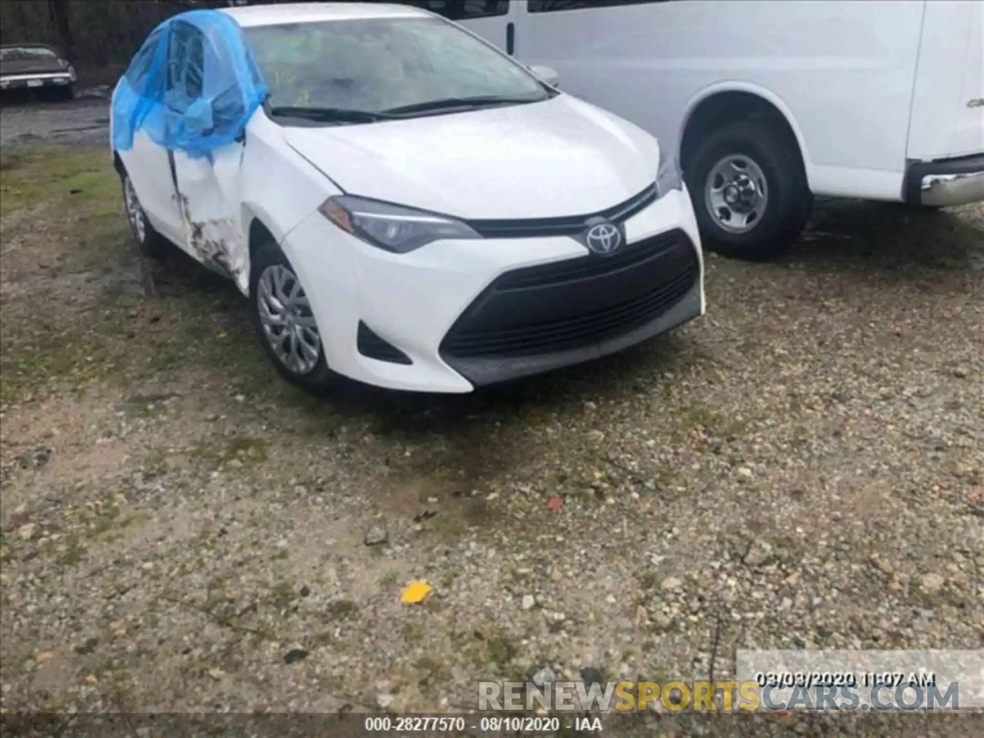 1 Photograph of a damaged car 5YFBURHE7KP939446 TOYOTA COROLLA 2019