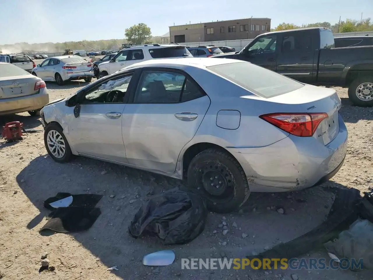 2 Photograph of a damaged car 5YFBURHE7KP940094 TOYOTA COROLLA 2019