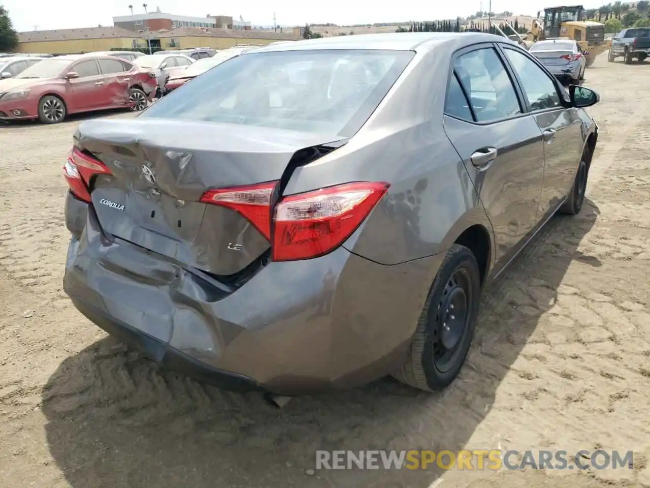 4 Photograph of a damaged car 5YFBURHE7KP941343 TOYOTA COROLLA 2019