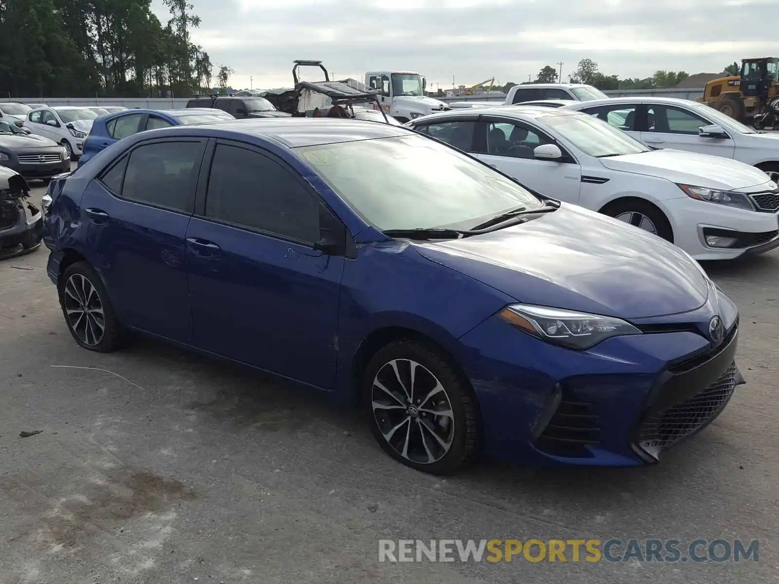 1 Photograph of a damaged car 5YFBURHE7KP943500 TOYOTA COROLLA 2019