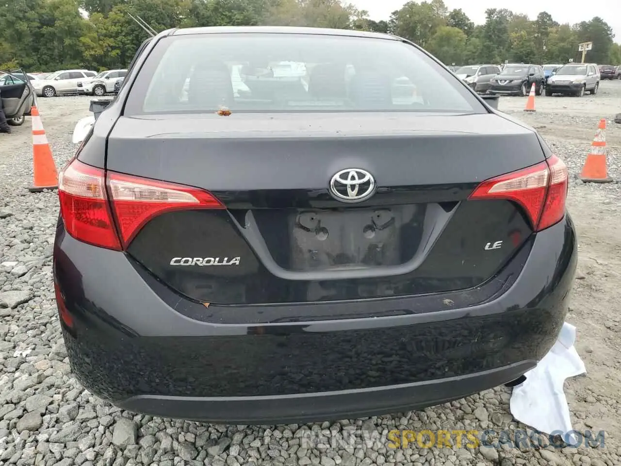 6 Photograph of a damaged car 5YFBURHE7KP945294 TOYOTA COROLLA 2019