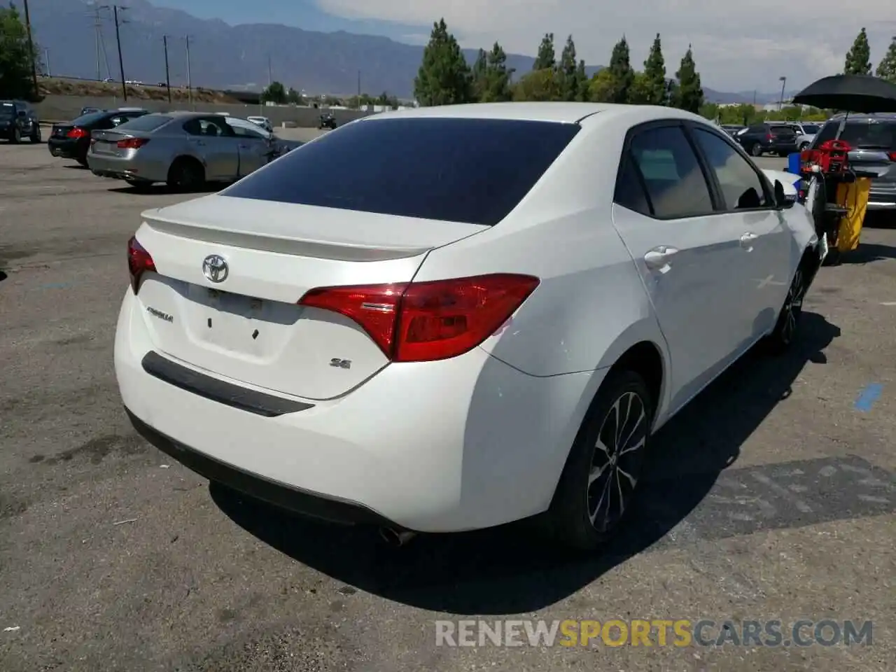 4 Photograph of a damaged car 5YFBURHE7KP946638 TOYOTA COROLLA 2019