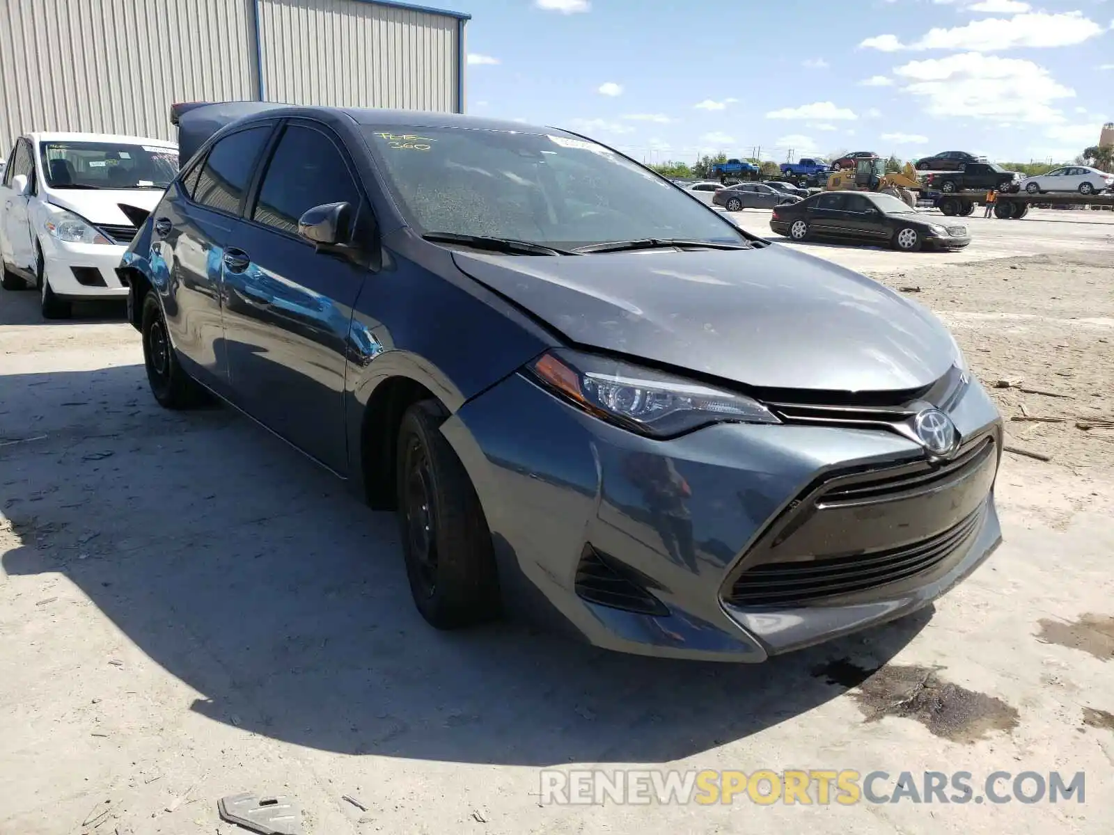 1 Photograph of a damaged car 5YFBURHE7KP948101 TOYOTA COROLLA 2019