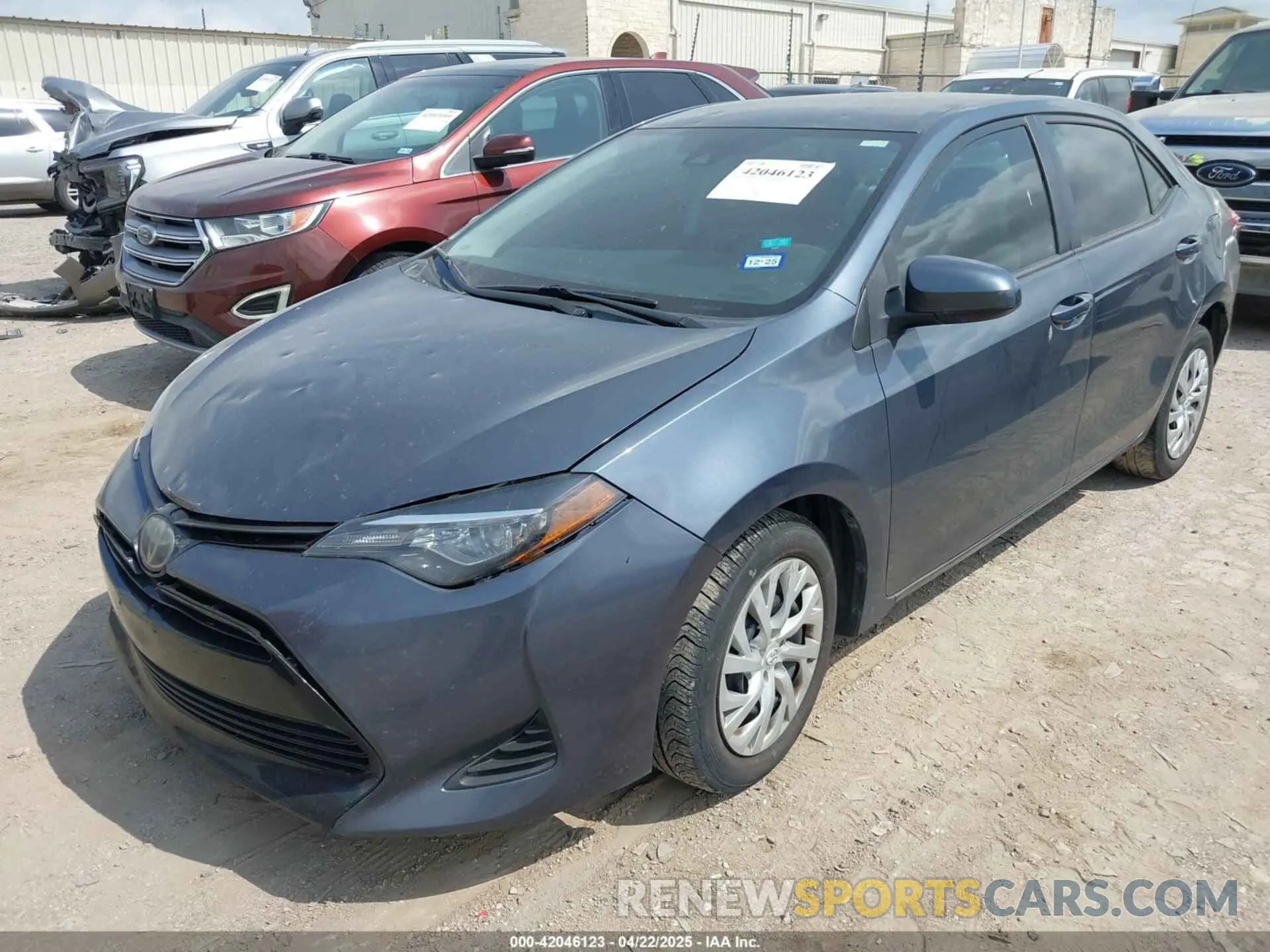 2 Photograph of a damaged car 5YFBURHE7KP948955 TOYOTA COROLLA 2019
