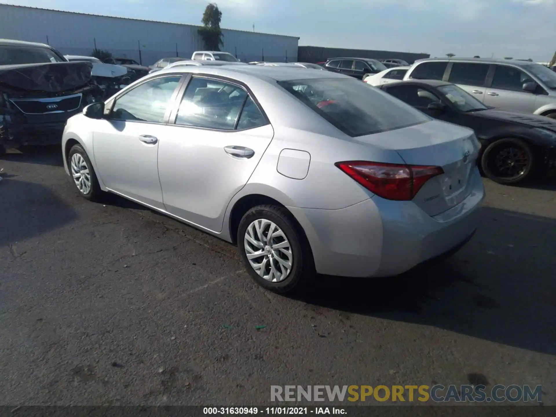 3 Photograph of a damaged car 5YFBURHE7KP949328 TOYOTA COROLLA 2019