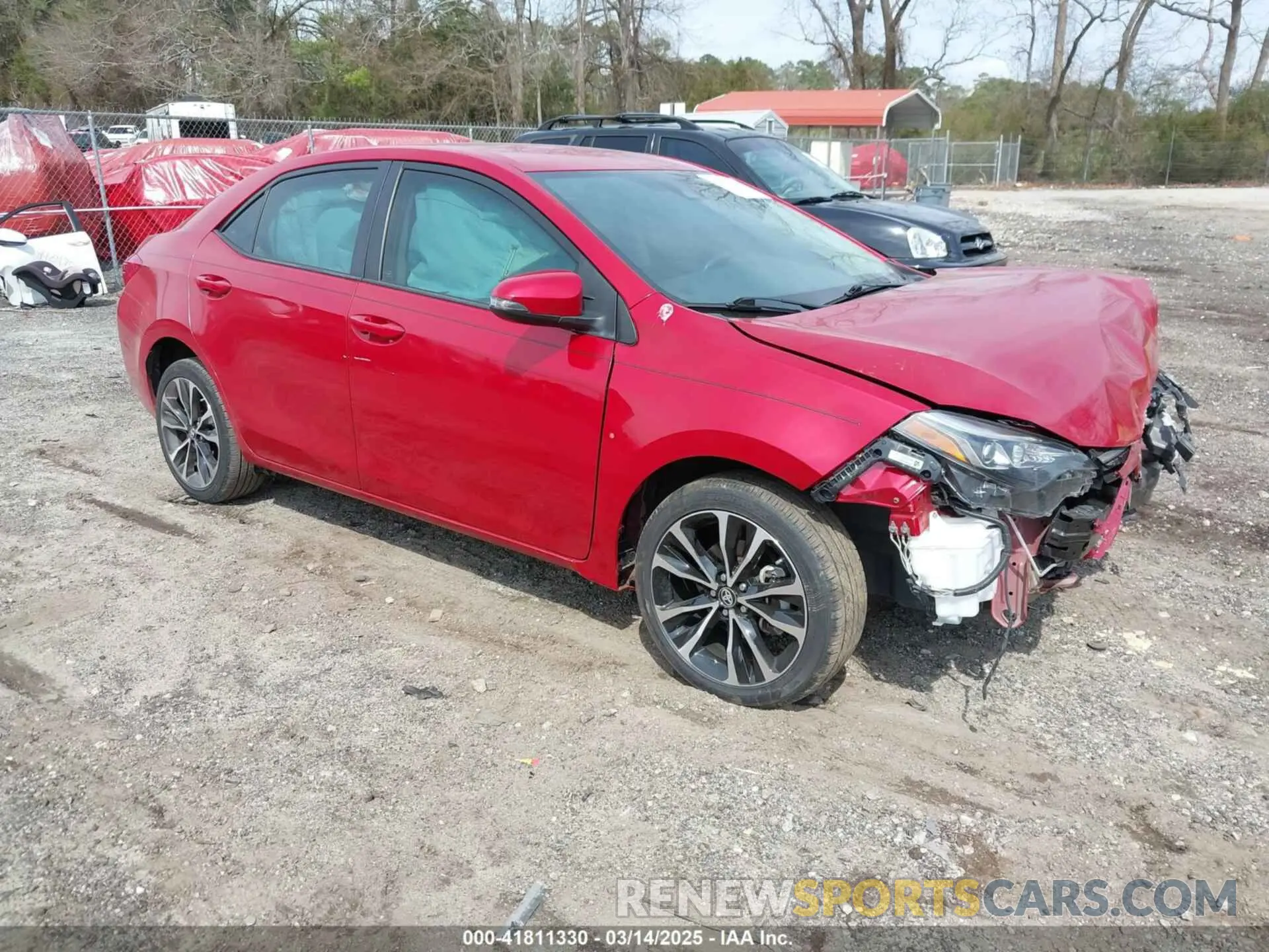 1 Photograph of a damaged car 5YFBURHE7KP949541 TOYOTA COROLLA 2019