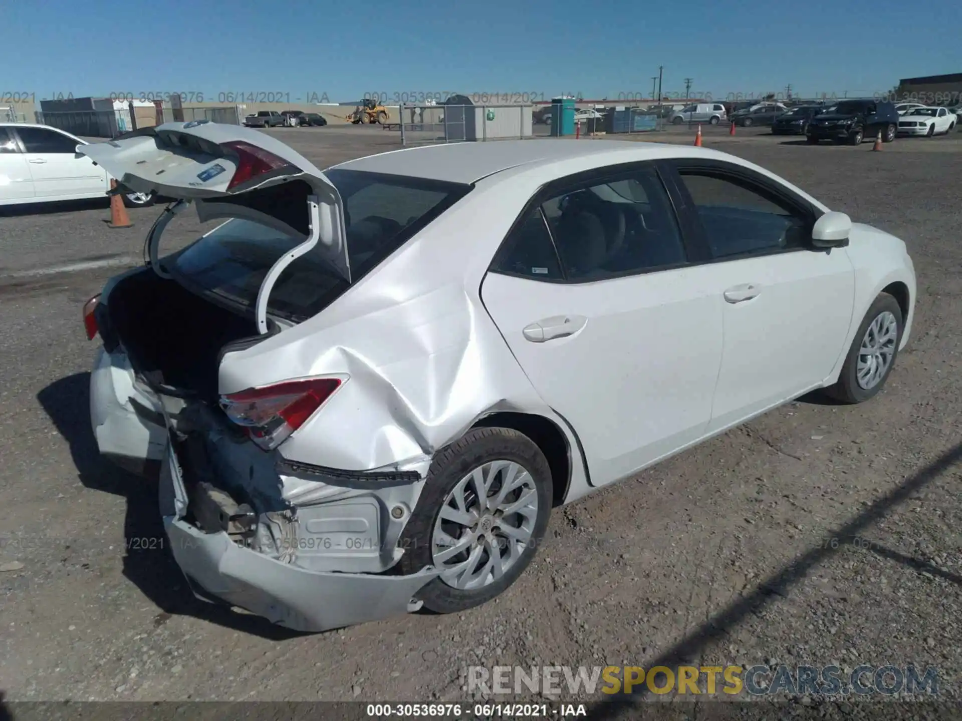 4 Photograph of a damaged car 5YFBURHE8KP861114 TOYOTA COROLLA 2019