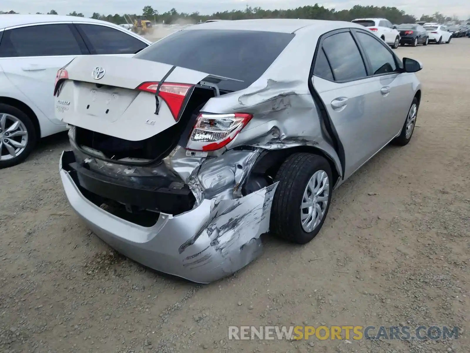 4 Photograph of a damaged car 5YFBURHE8KP861436 TOYOTA COROLLA 2019