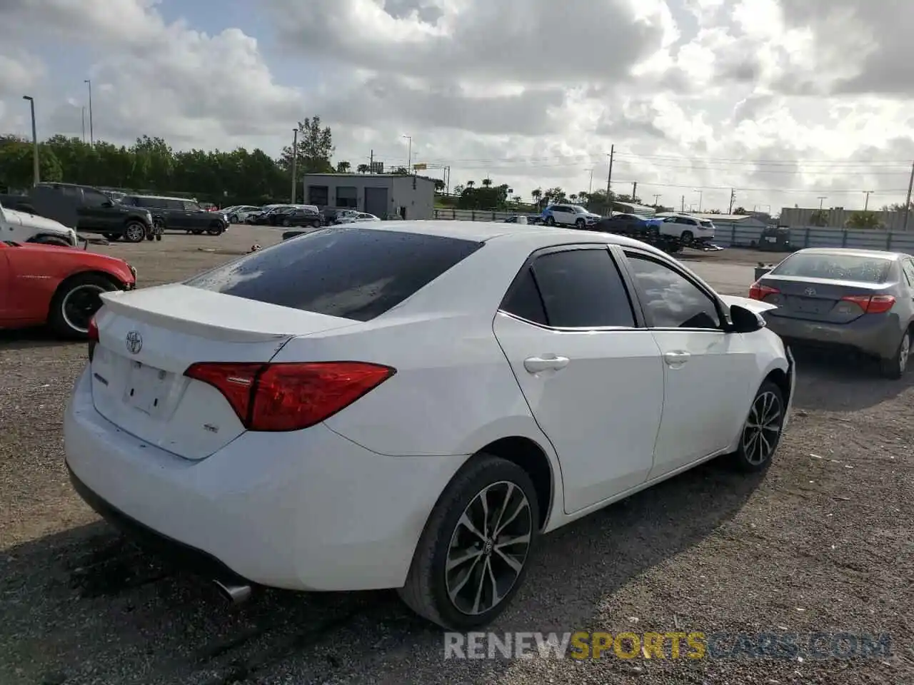 4 Photograph of a damaged car 5YFBURHE8KP861503 TOYOTA COROLLA 2019