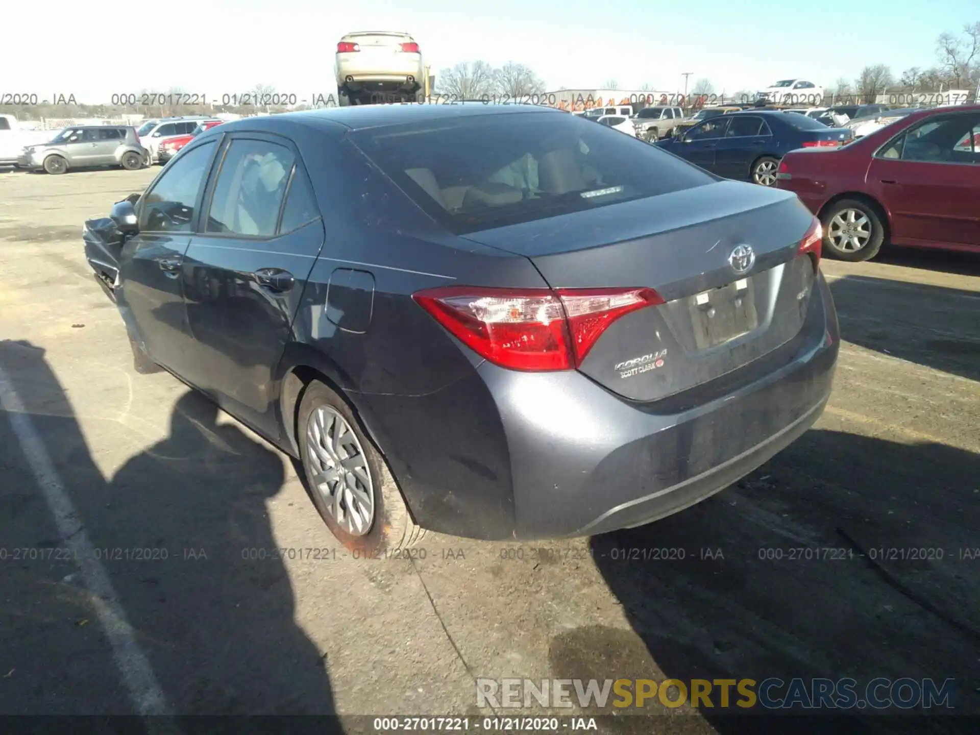 3 Photograph of a damaged car 5YFBURHE8KP862666 TOYOTA COROLLA 2019