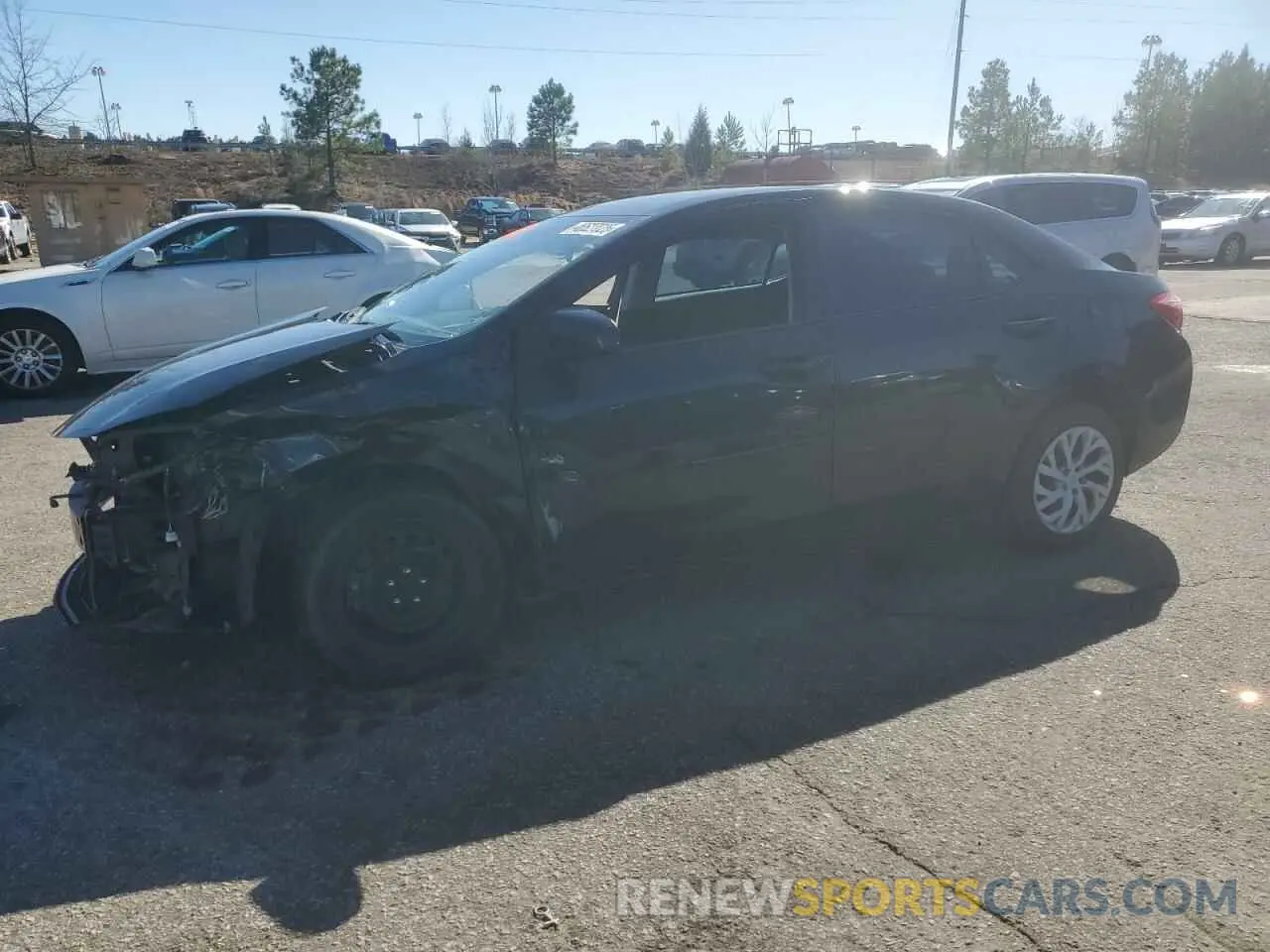 1 Photograph of a damaged car 5YFBURHE8KP863154 TOYOTA COROLLA 2019