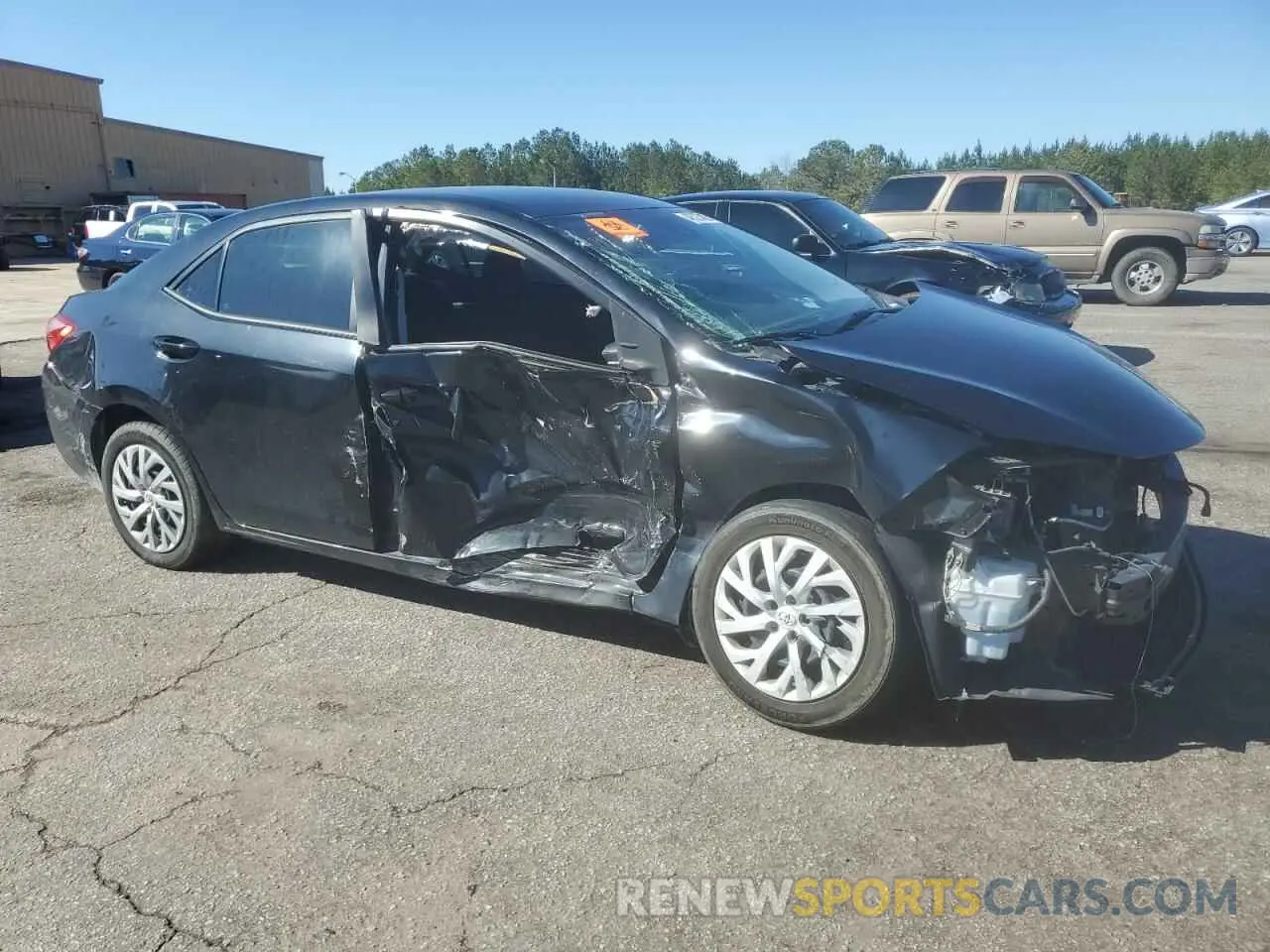 4 Photograph of a damaged car 5YFBURHE8KP863154 TOYOTA COROLLA 2019