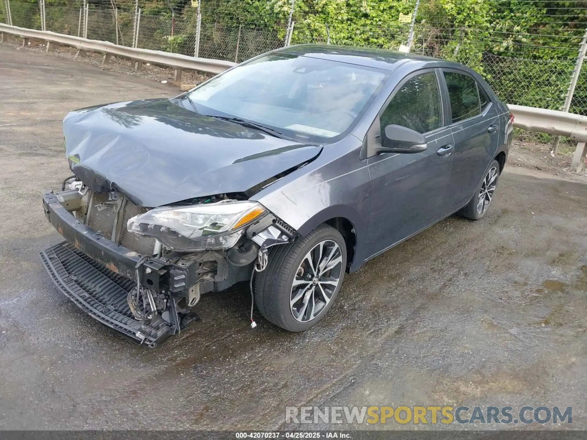 2 Photograph of a damaged car 5YFBURHE8KP864529 TOYOTA COROLLA 2019