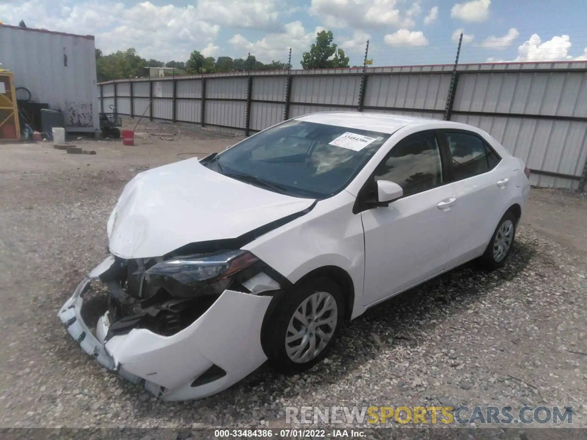 2 Photograph of a damaged car 5YFBURHE8KP864658 TOYOTA COROLLA 2019